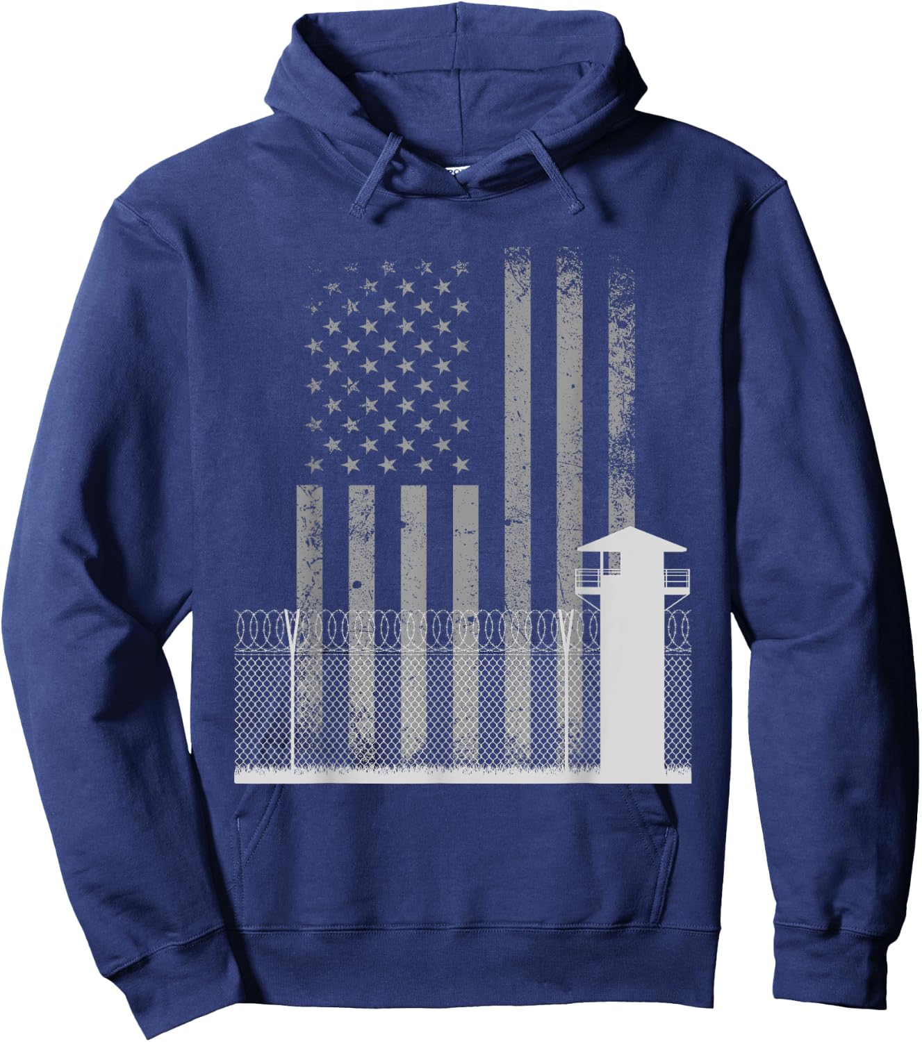 Border Control Patrol USA Conservative Republican Security Hoodie - Hoodie | Navy