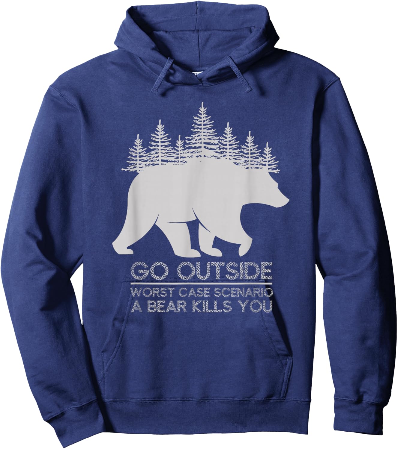 Outdoor Activities Nature Lovers Mountaineering Camping Hoodie - Hoodie | Navy