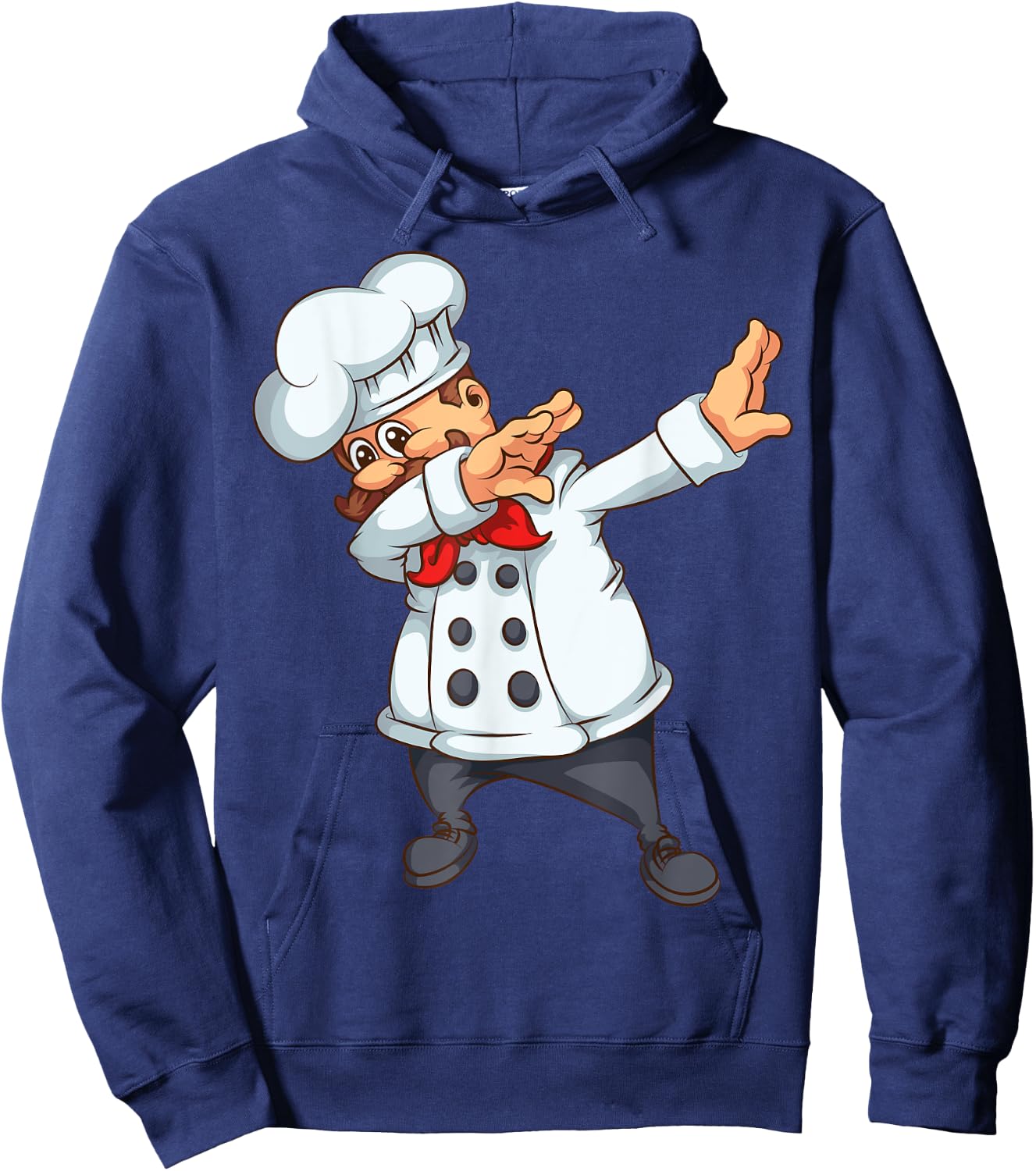 Cute Dabbing Chef | Funny Dab Dance Pastry Cook Food Gift Hoodie - Hoodie | Navy