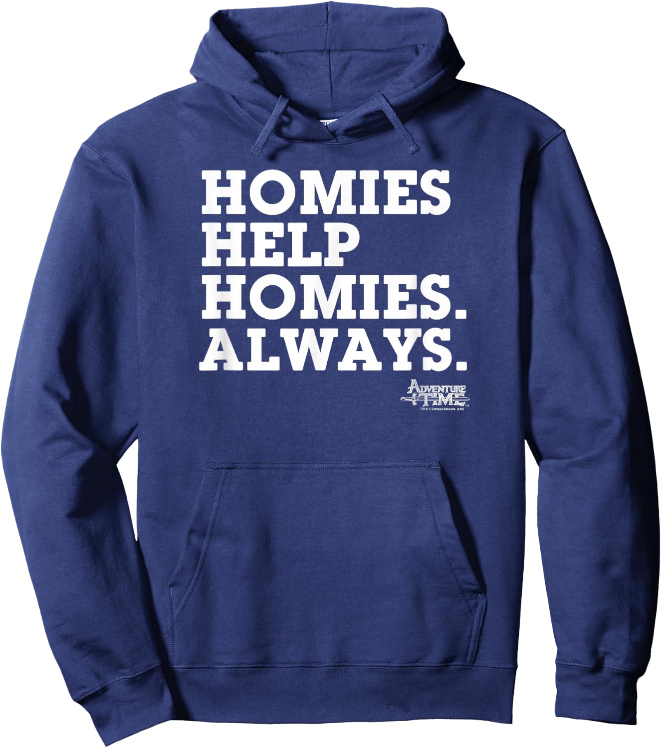 Adventure Time Homies Help Homies Hoodie - Hoodie | Navy
