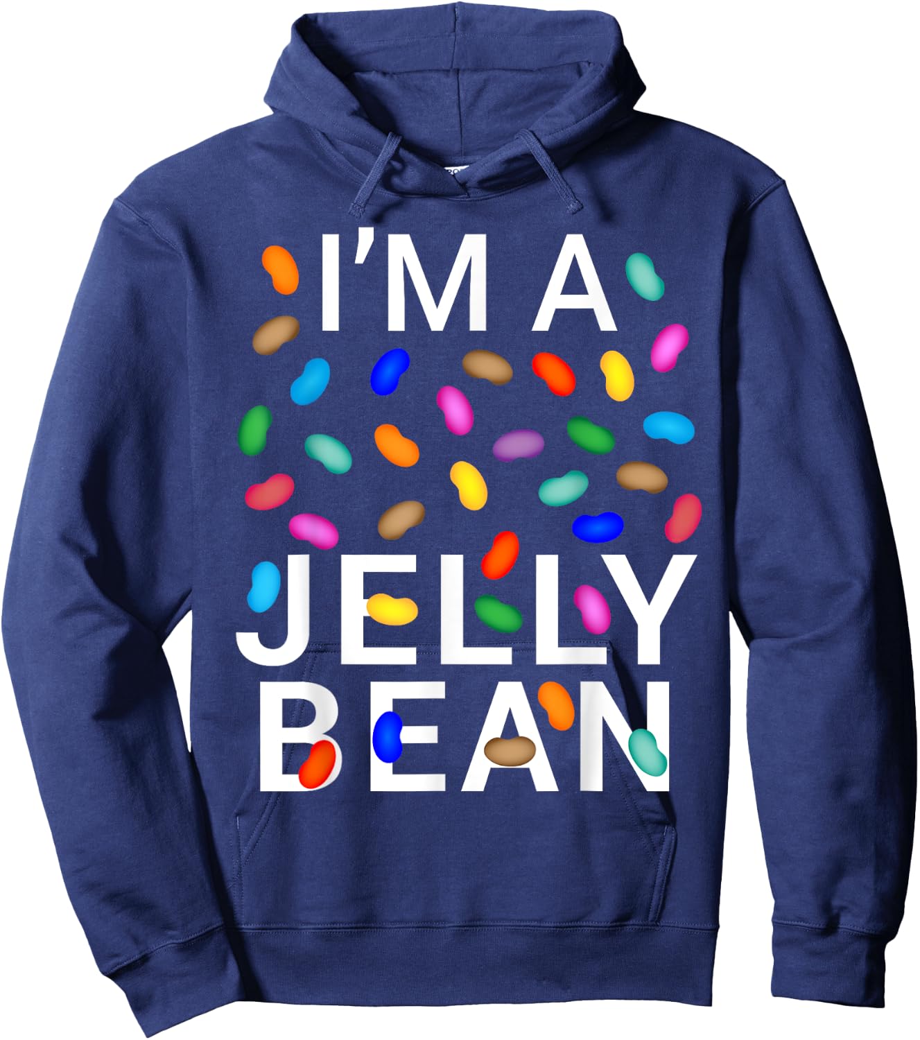 I'm Jelly Bean Halloween Candy Costume Hoodie - Hoodie | Navy