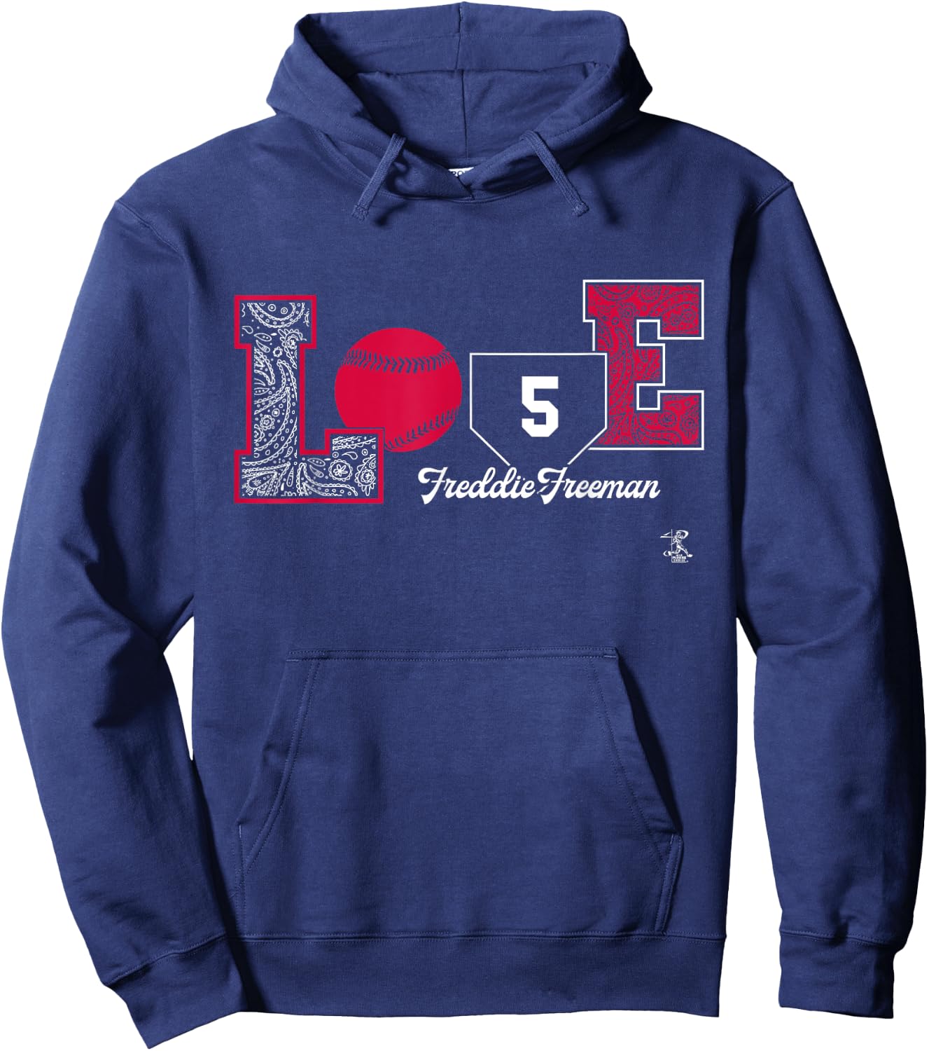 Freddie Freeman Love Player Gameday Hoodie - Hoodie | Navy