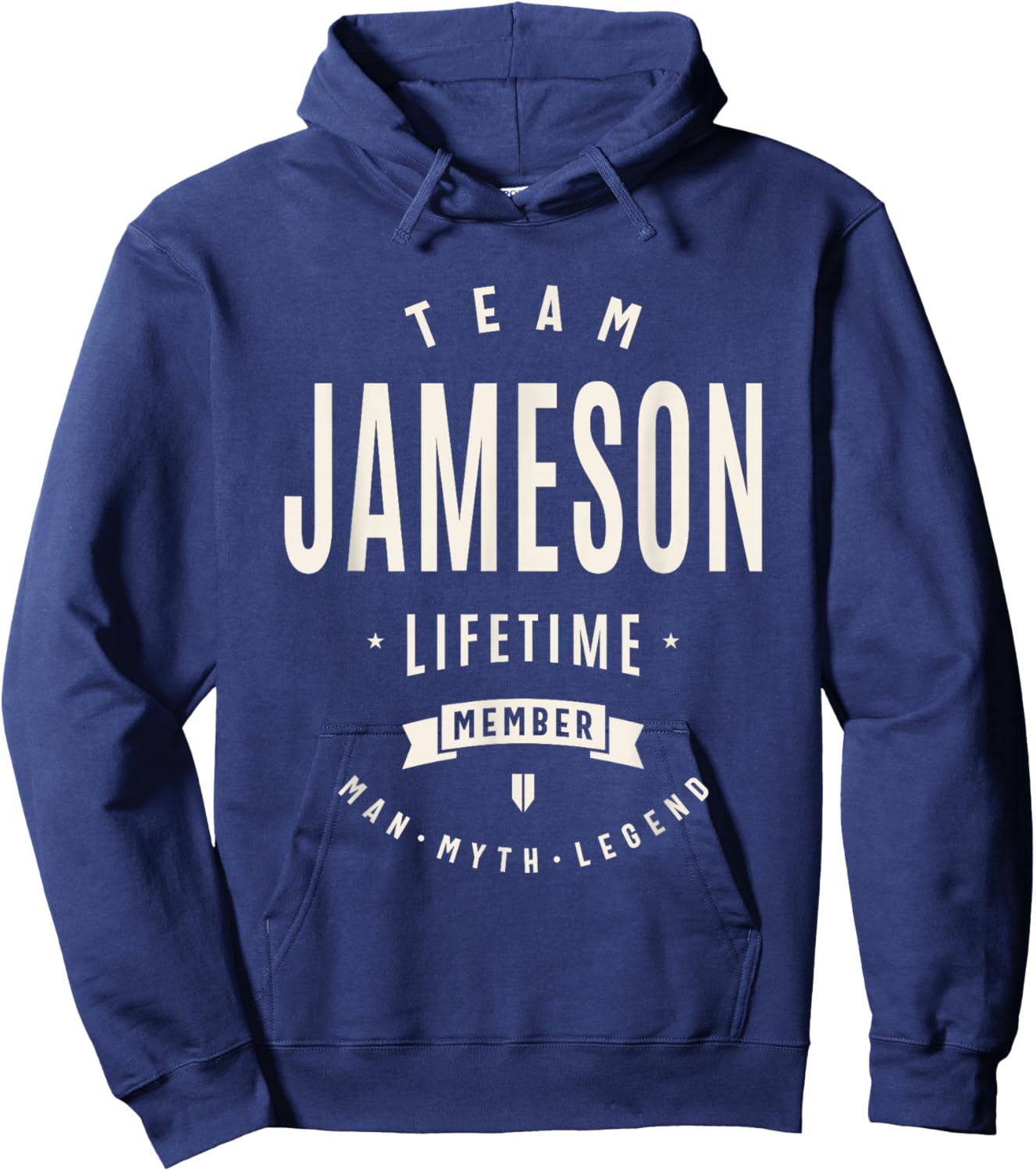 Team Jameson Lifetime Member Funny Name Jameson Hoodie - Hoodie | Navy