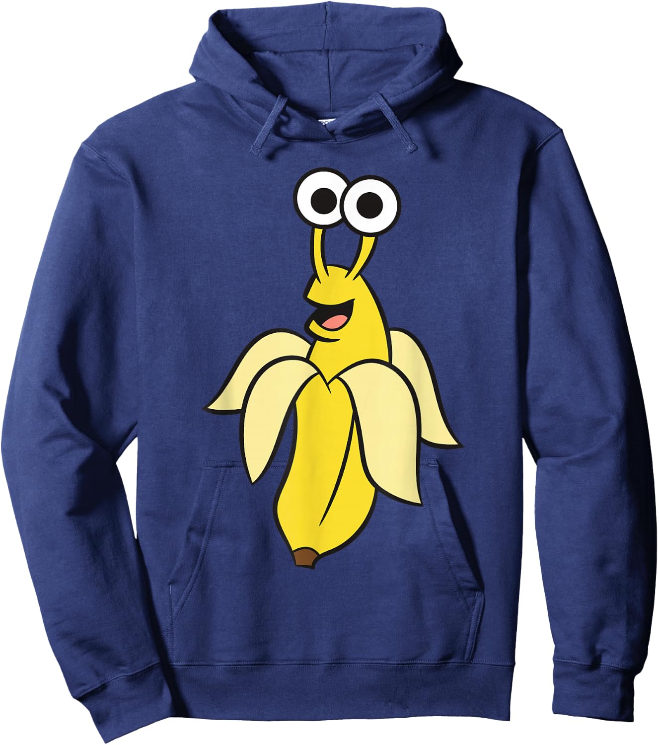 Banana Slug In Banana Kawaii Banana Slug Hoodie - Hoodie | Navy