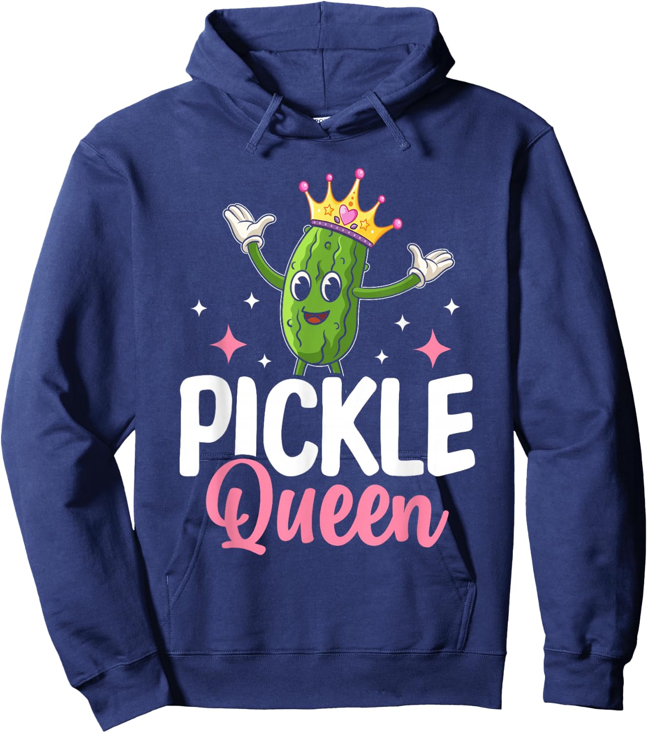 Pickle Lover Women - Pickle Queen Funny Pickles Hoodie - Hoodie | Navy