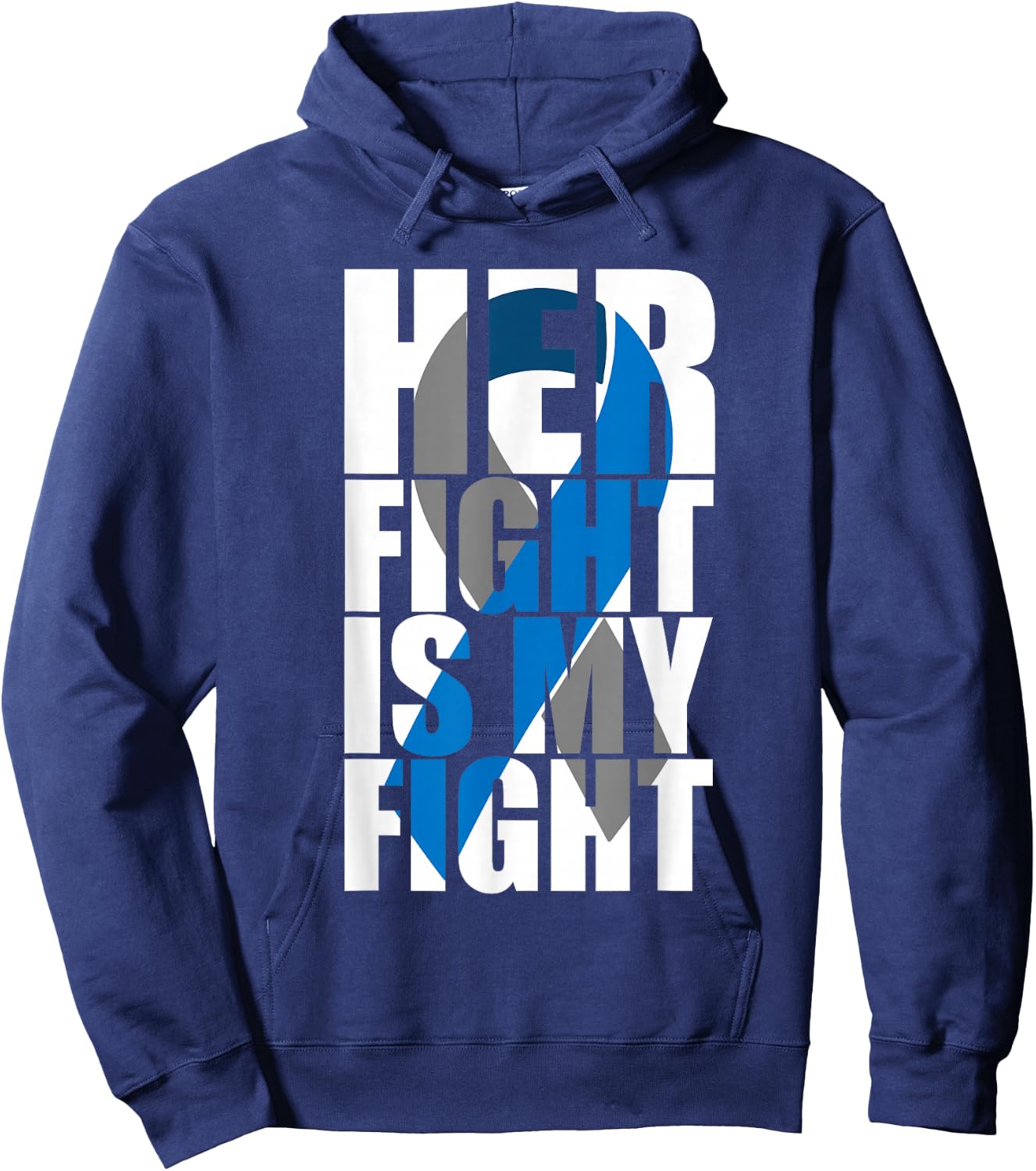 Her fight is my fight Diabetes Hoodie - Hoodie | Navy