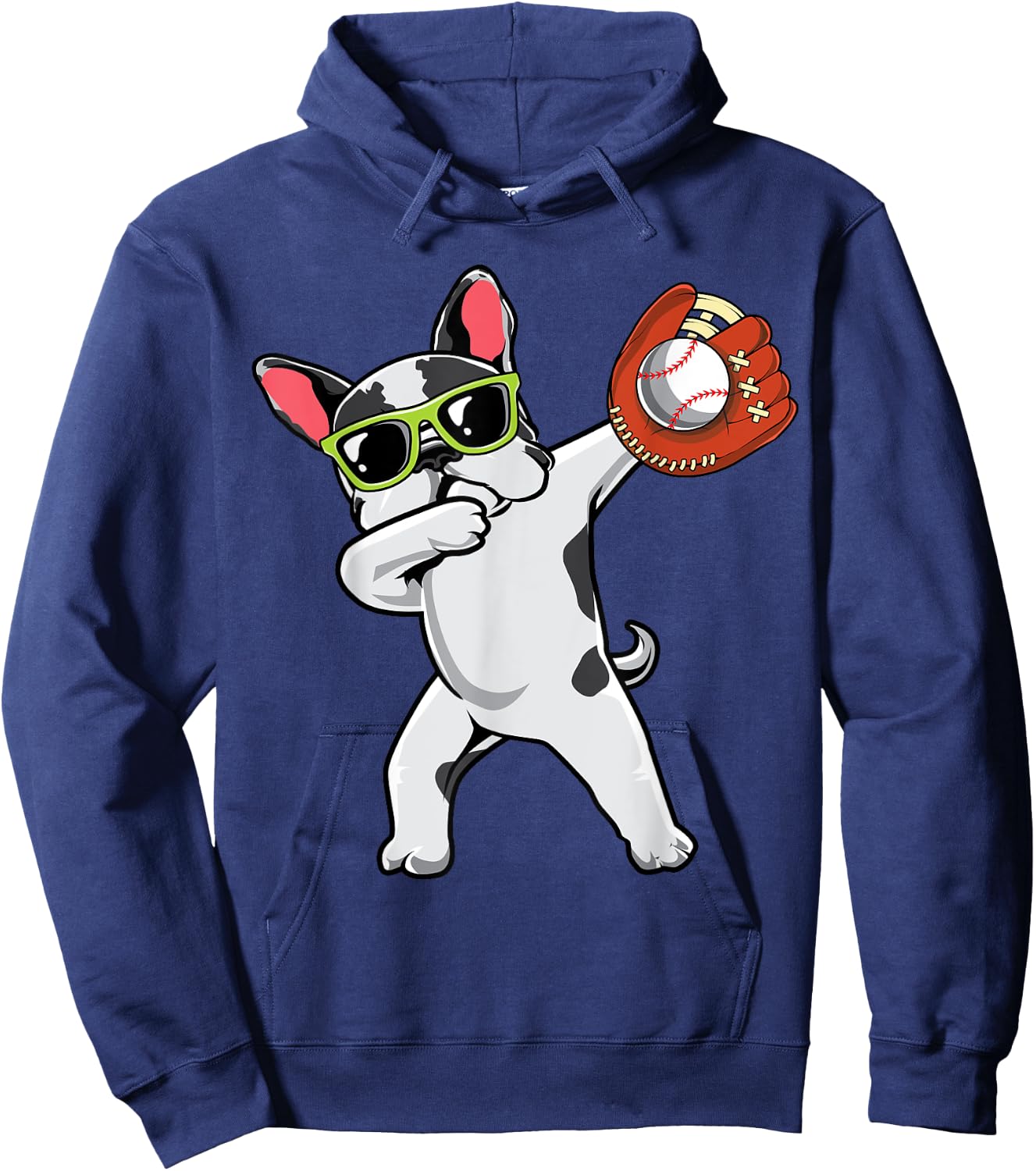 Dabbing French Bulldog Cute Frenchie Dab Baseball Boys Gifts Hoodie - Hoodie | Navy