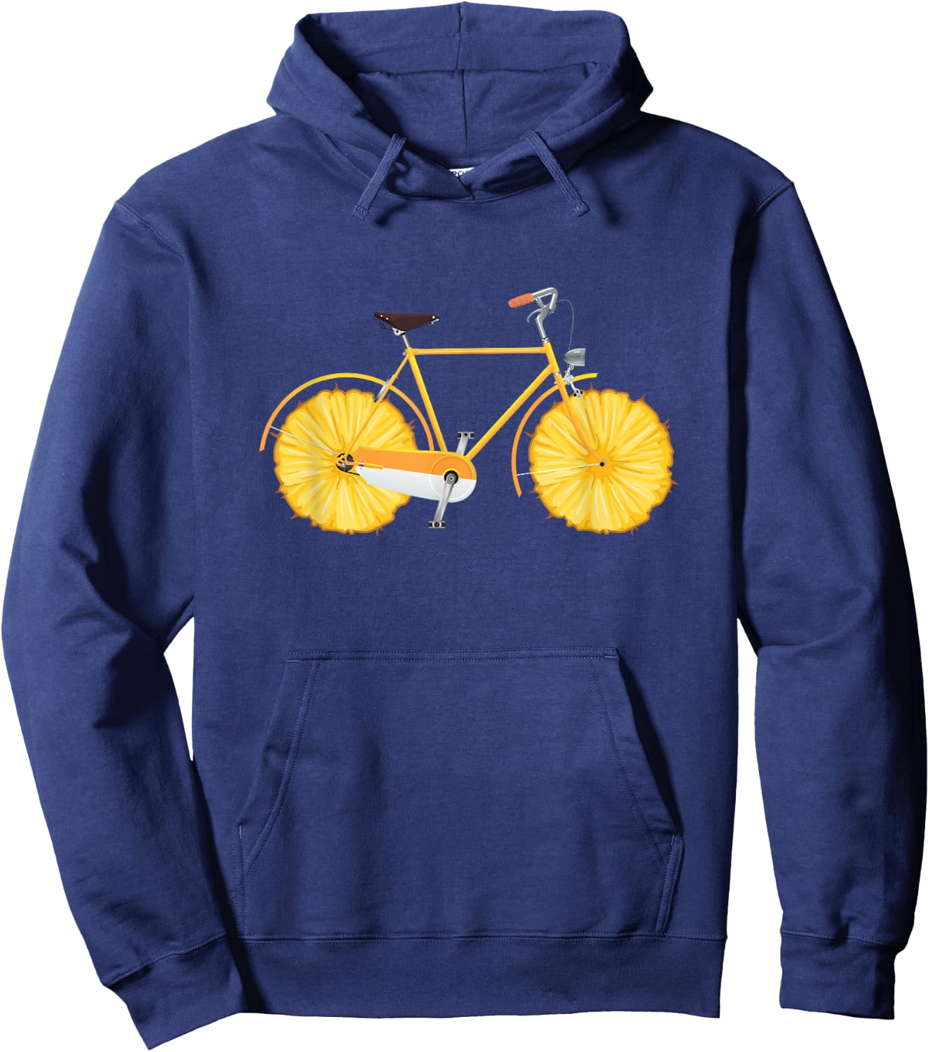 Bicycle Bike Cycling Pineapple Bike Cycling Biker Gift Hoodie - Hoodie | Navy
