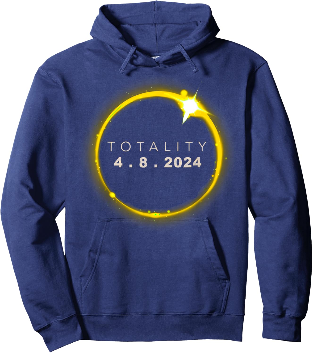 Total Solar 2024 Eclipse Hoodie - Hoodie | Navy