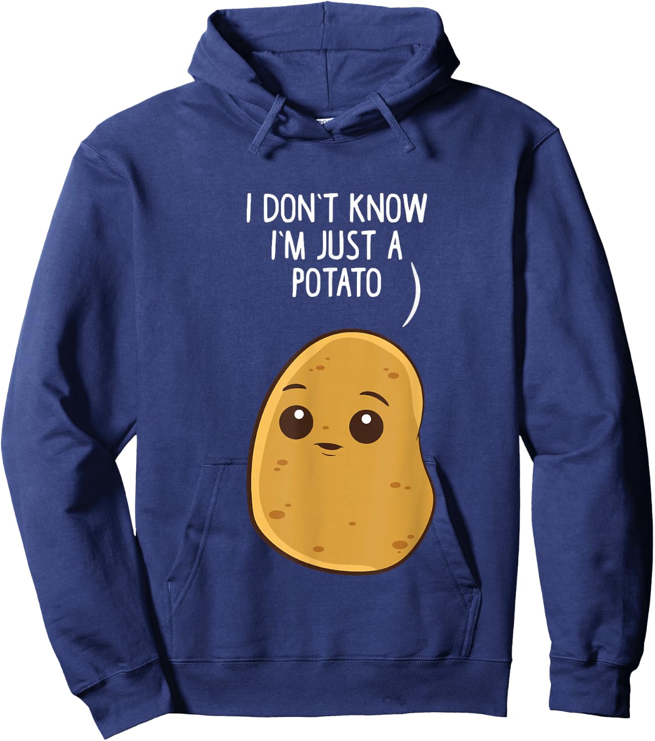 Potatoes I Don't Know I'm Just a Potato Hoodie - Hoodie | Navy