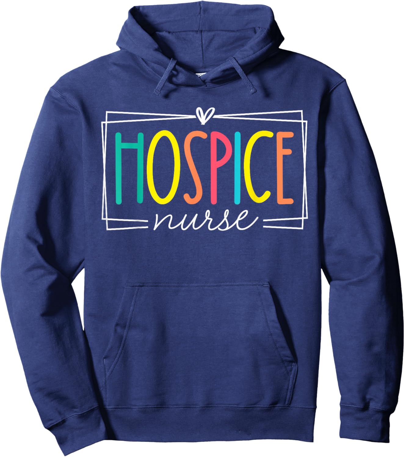 Hospice Nurse Registered Nurse RN Emergency ER Room Nursing Hoodie - Hoodie | Navy