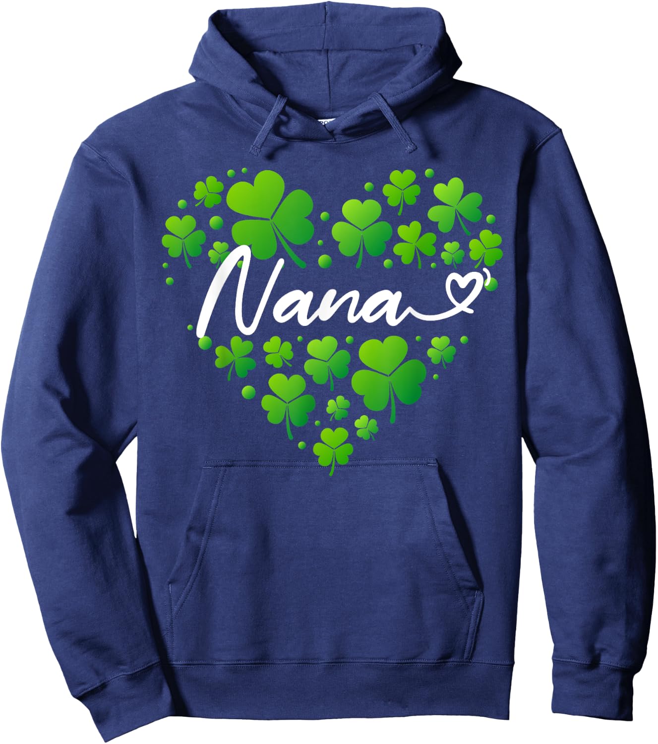 St Patricks Day Nana Shirt Nana Gifts for Grandma Hoodie - Hoodie | Navy