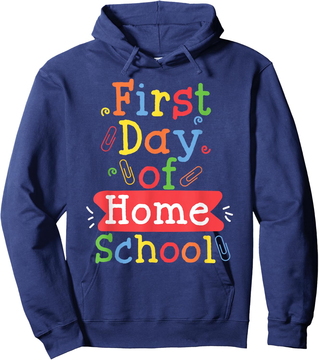 First Day Of School Homeschool Teacher Hoodie - Hoodie | Navy