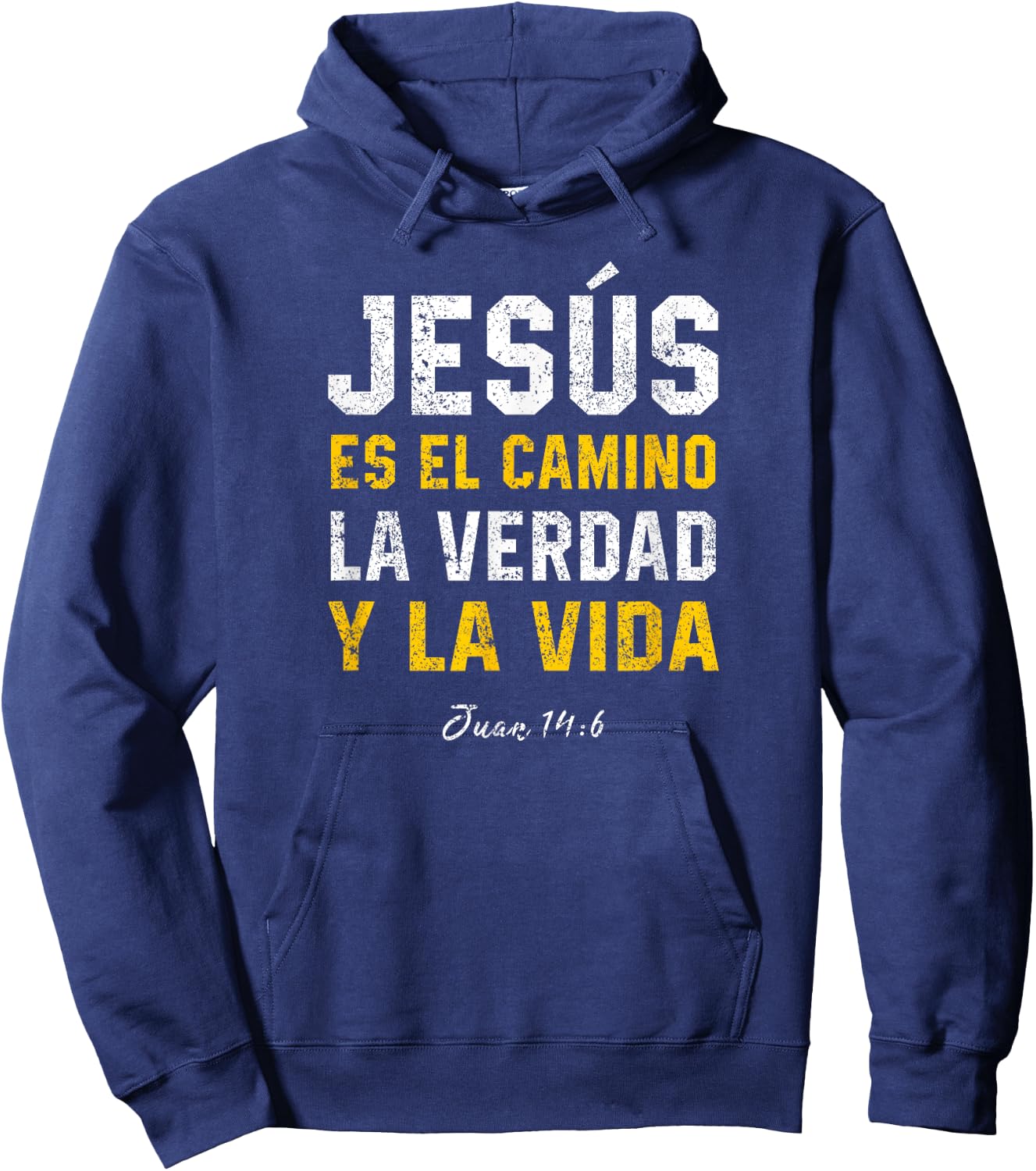 Jesus es El Camino en Espanol Christian Spanish Preachers Hoodie - Hoodie | Navy