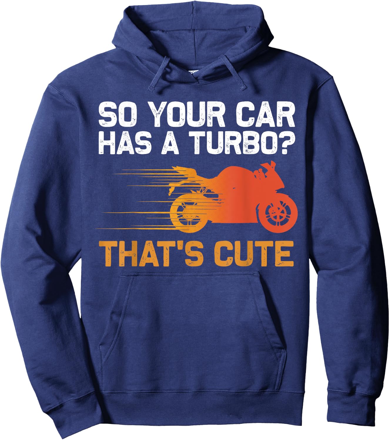 Funny Motorcycle Sportbike Gift Men Women Motorbike Lovers Hoodie - Hoodie | Navy