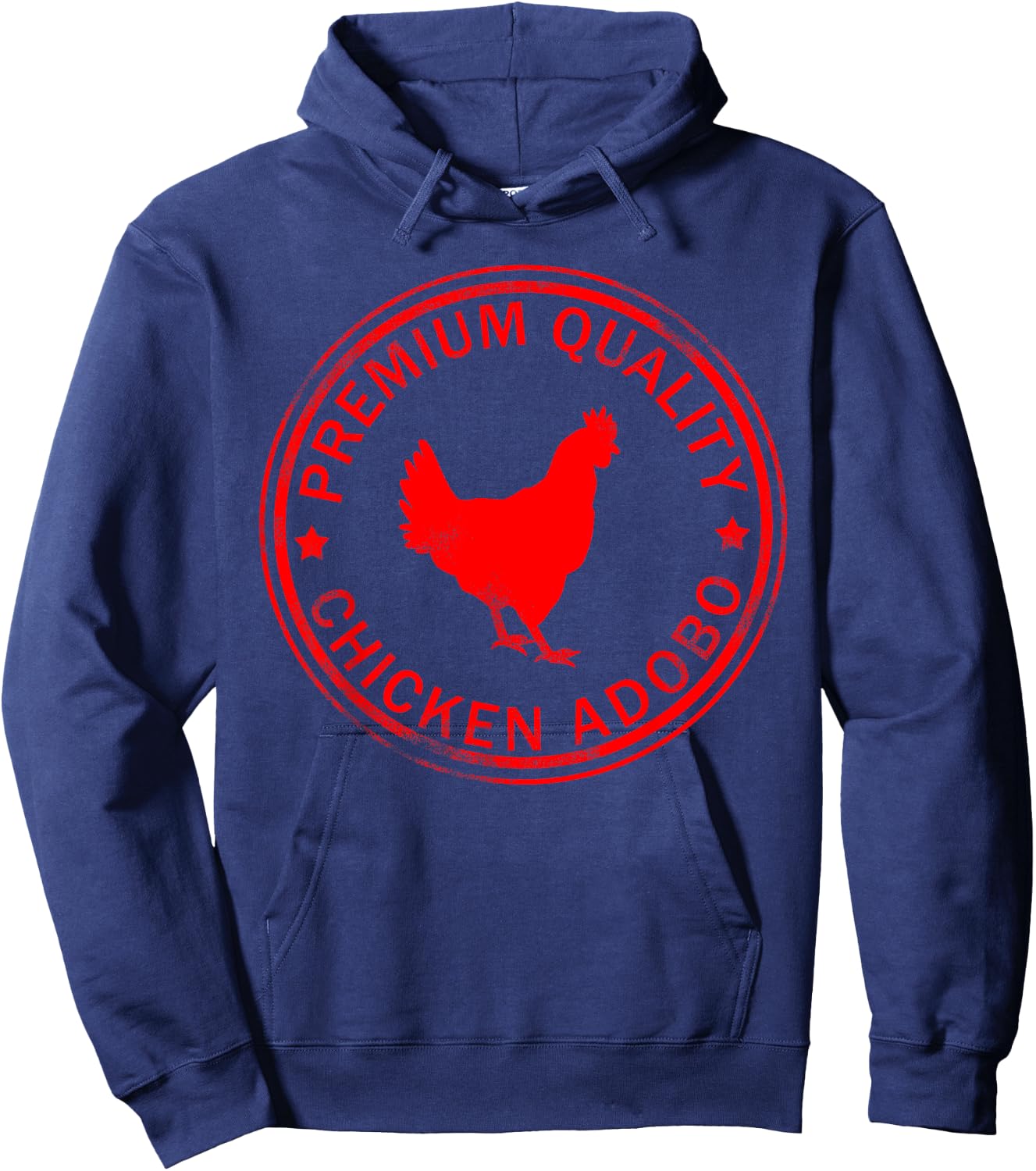 Filipino Shirt Funny Pinoy Chicken Adobo Men Kids Hoodie - Hoodie | Navy