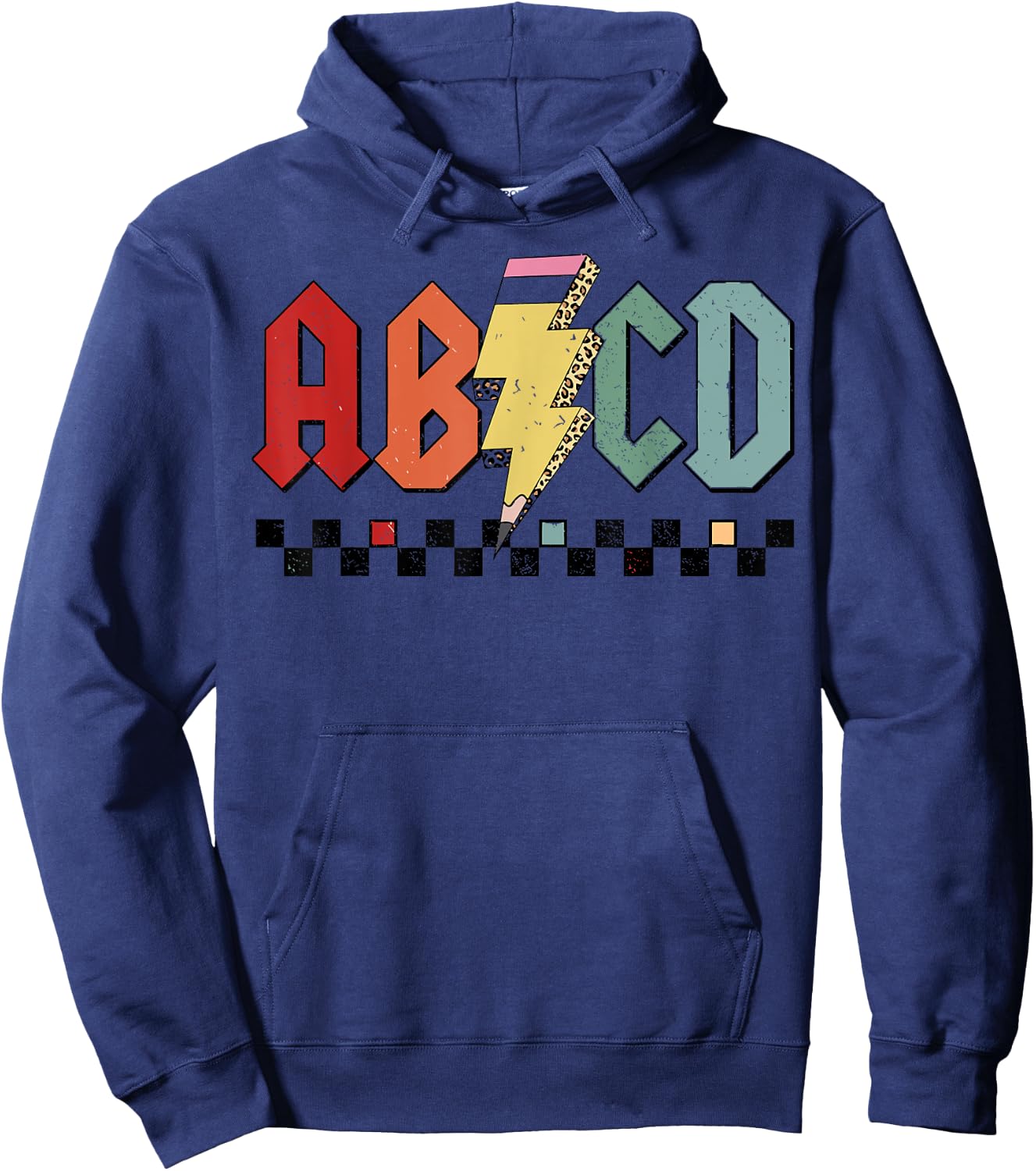 Rock Abcd Back To School Abcd Preschool Teacher Appreciation Hoodie - Hoodie | Navy