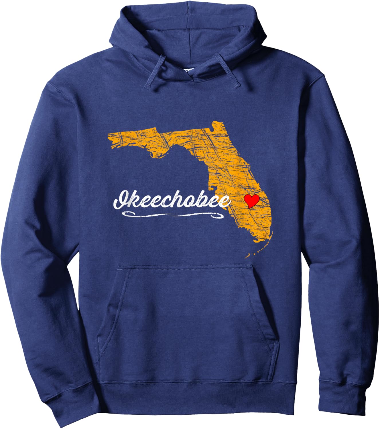 City of Okeechobee | FLORIDA - FL Merch Souvenir - Graphic Hoodie - Hoodie | Navy