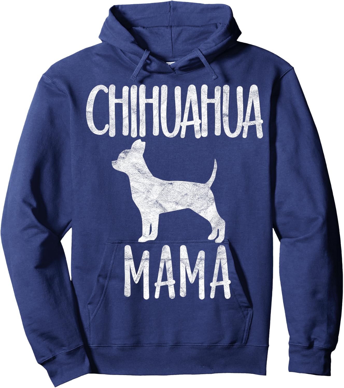 Vintage Chihuahua Mama Gift Chi-chi Mom Pet Dog Owner Mother Women Girls Kids Hoodie - Hoodie | Navy