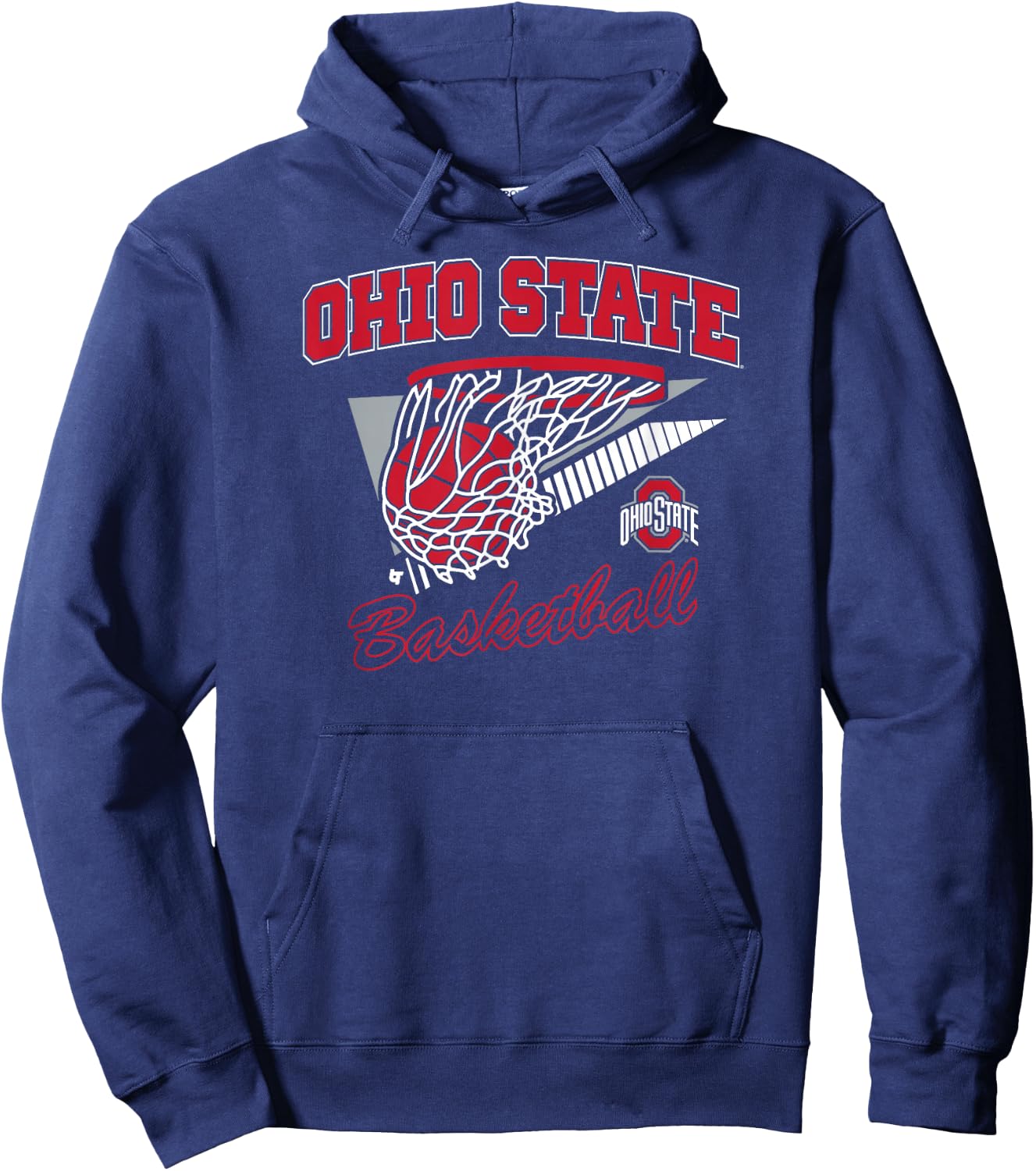 BreakingT Ohio State Basketball - OSU Licensed , Small, Black Hoodie - Hoodie | Navy