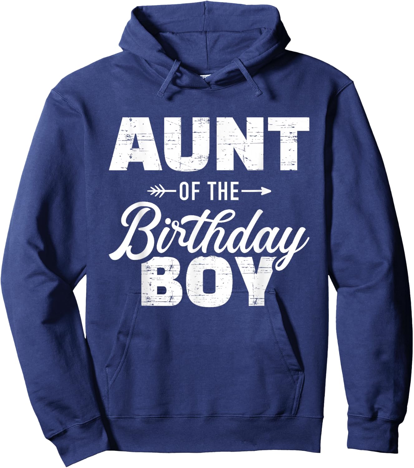 Aunt From Birthday Girl Nephew Hoodie - Hoodie | Navy