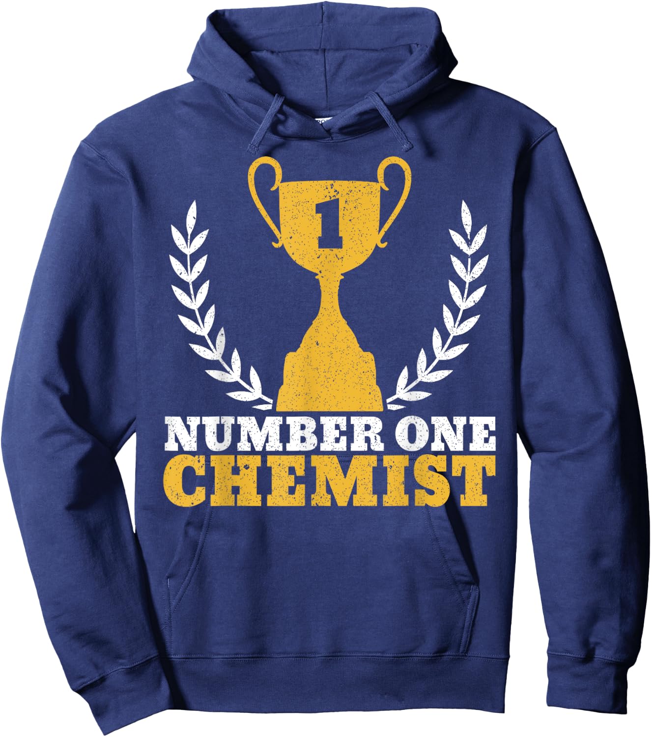 Number One Chemist Nerdy Chemistry Joke Teacher Science Hoodie - Hoodie | Navy