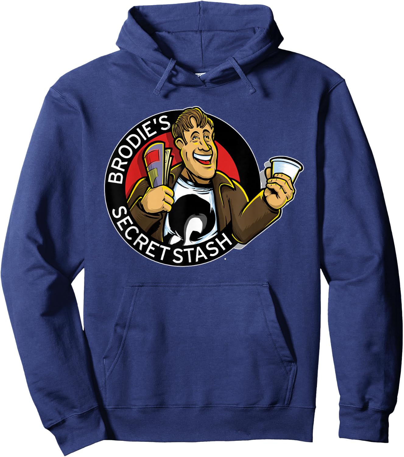 Kevin Smith Jay & Silent Bob Reboot Brodie's Secret Stash Hoodie - Hoodie | Navy