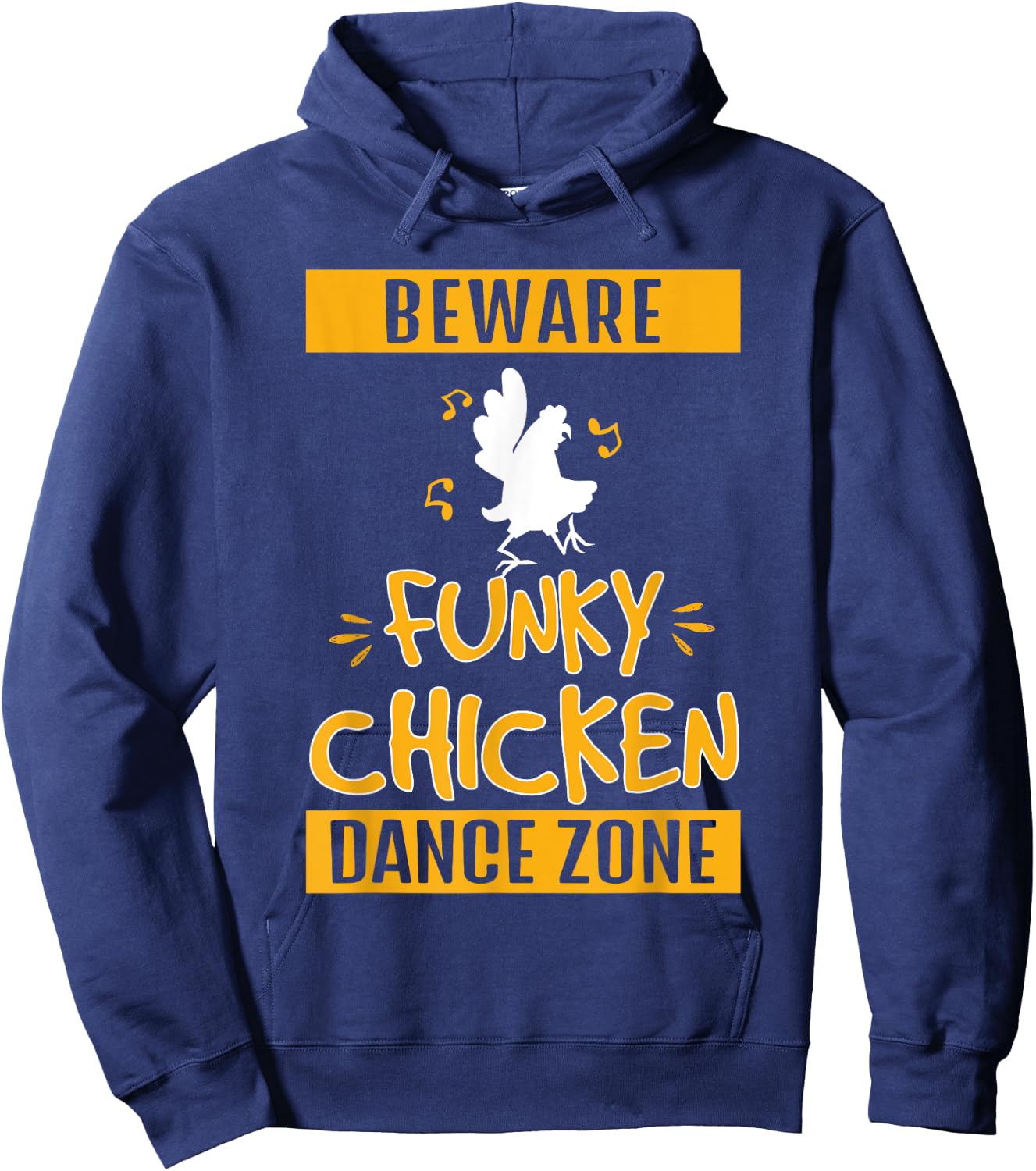 Funny Funky Chicken Dance Zone Chicken Dance Lovers Hoodie - Hoodie | Navy