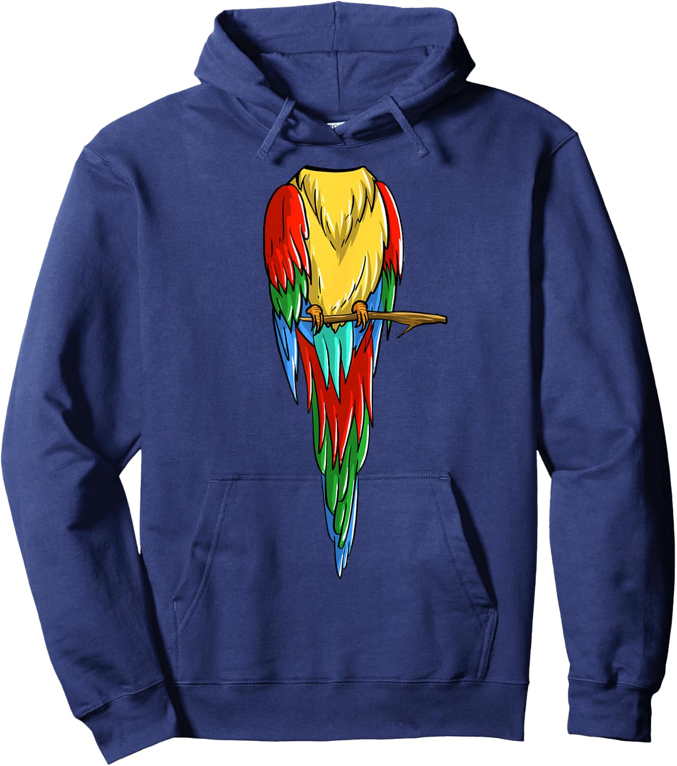 Cool Headless Parrot Halloween Costume | Funny Lazy DIY Gift Hoodie - Hoodie | Navy