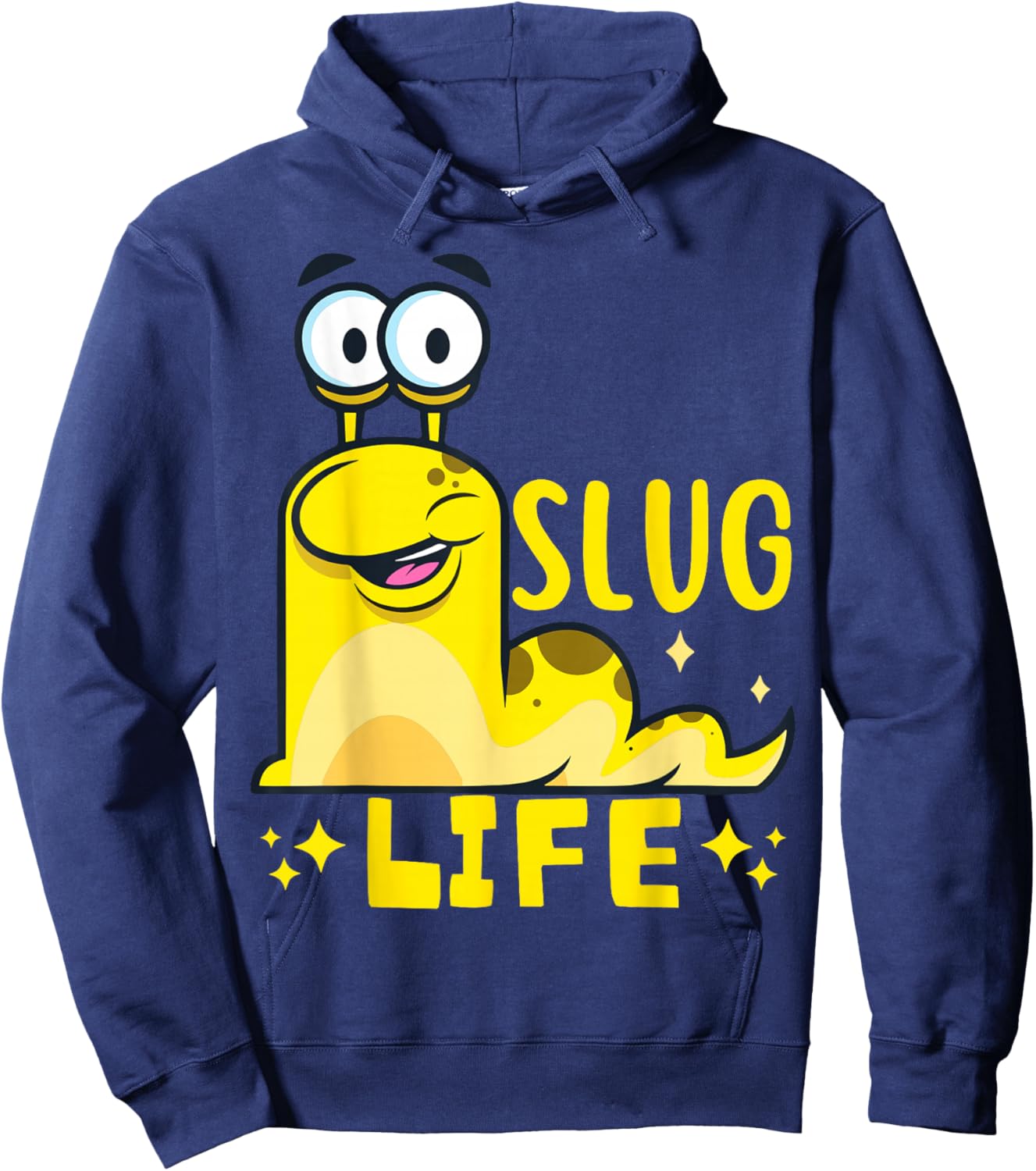 Slug Life Yellow Banana Slug Snail Lover Slug Costume Hoodie - Hoodie | Navy