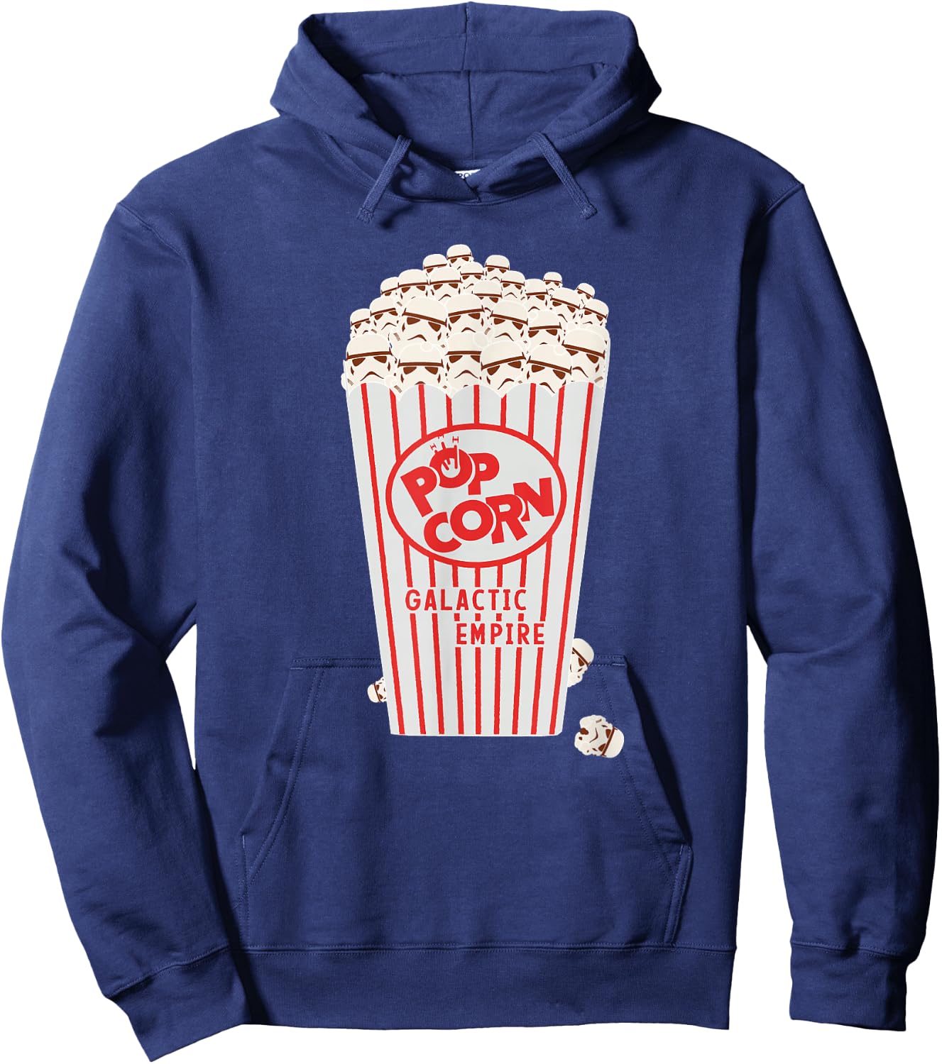Star Wars Galactic Empire Stormtrooper Popcorn Hoodie - Hoodie | Navy