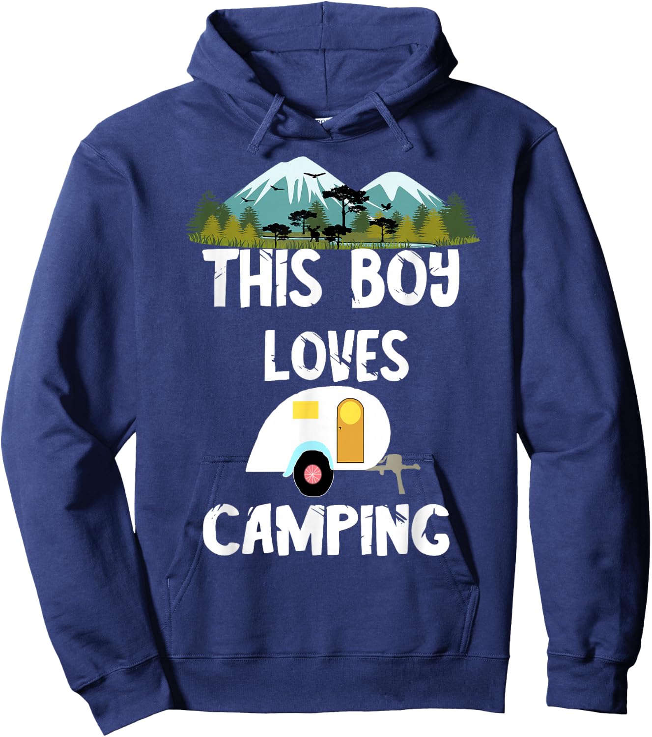 Camping Boy Camp Camper Camping Adventures Camping Lovers Hoodie - Hoodie | Navy