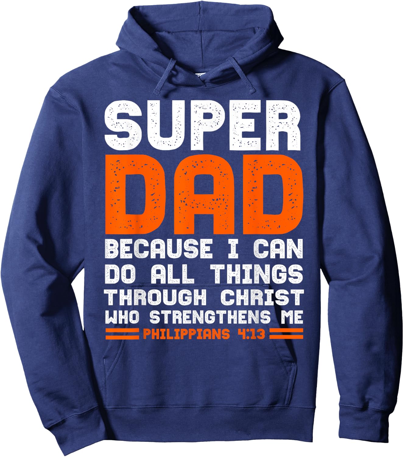 I Can Do All Things Christian Jesus Fathers Dad Gift Hoodie - Hoodie | Navy