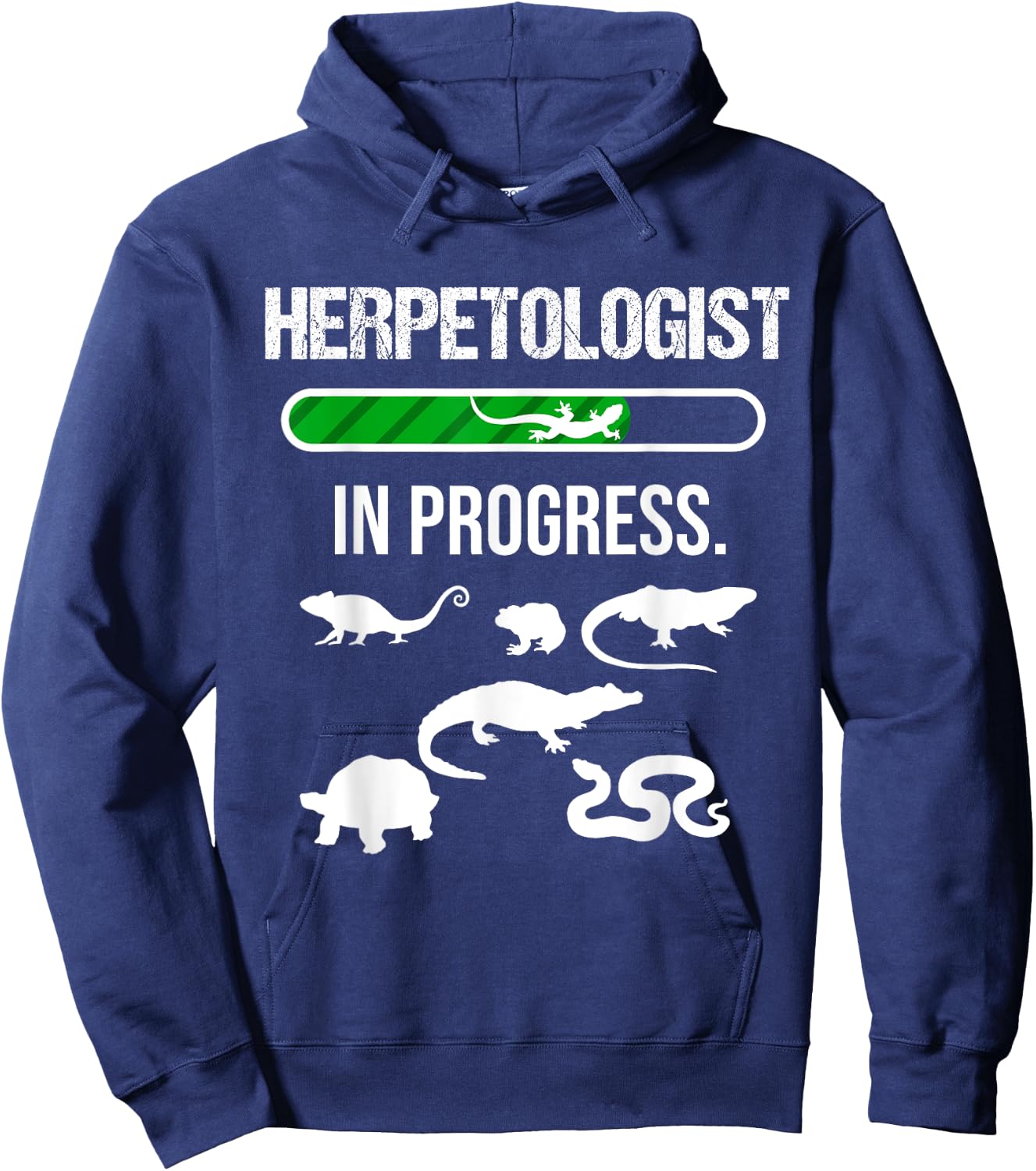Cool Herpetologist In Progress | Funny Herpetology Kids Gift Hoodie - Hoodie | Navy