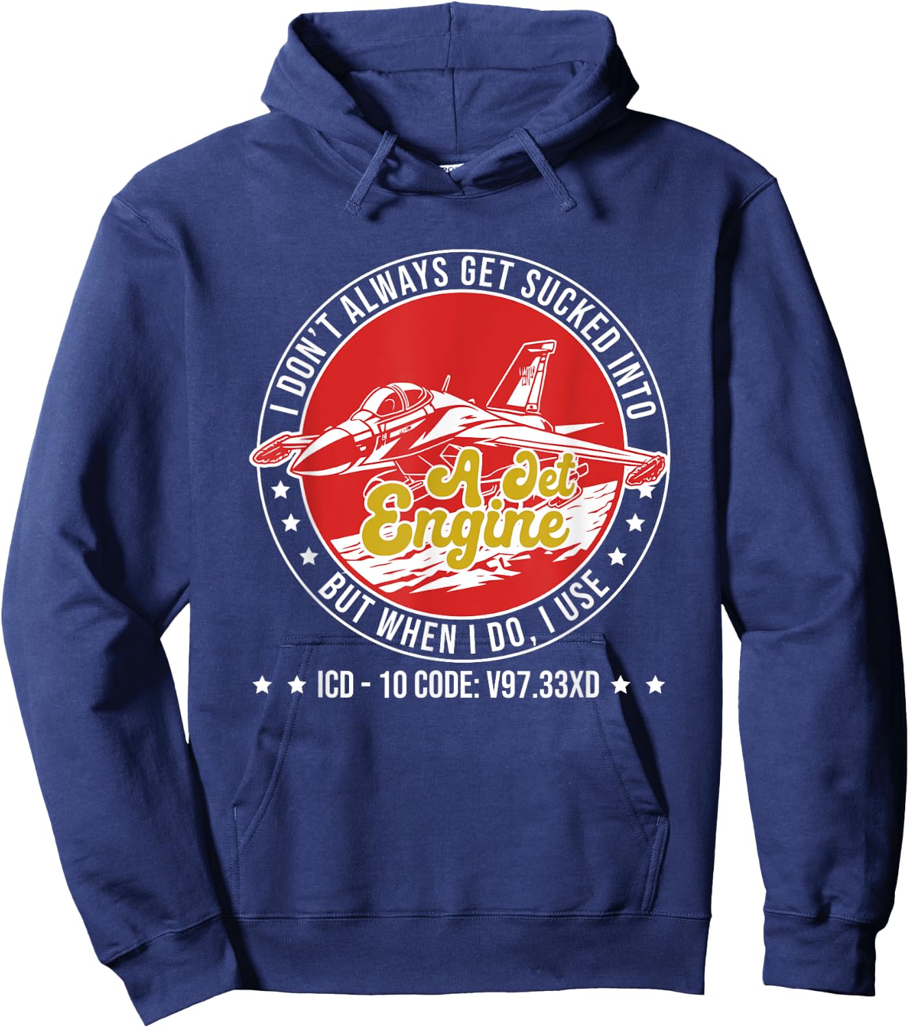 ICD-10 Code V97.33XD Humor Medical Coding Medics Coder Hoodie - Hoodie | Navy