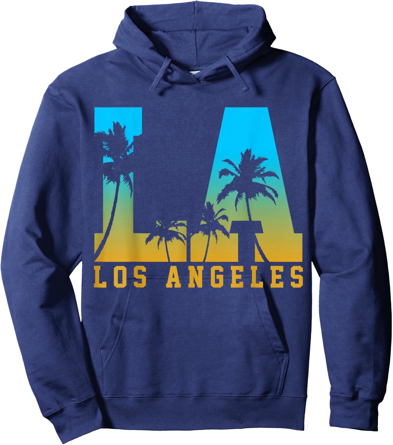 Los Angeles LA California California USA America Souvenir Hoodie - Hoodie | Navy