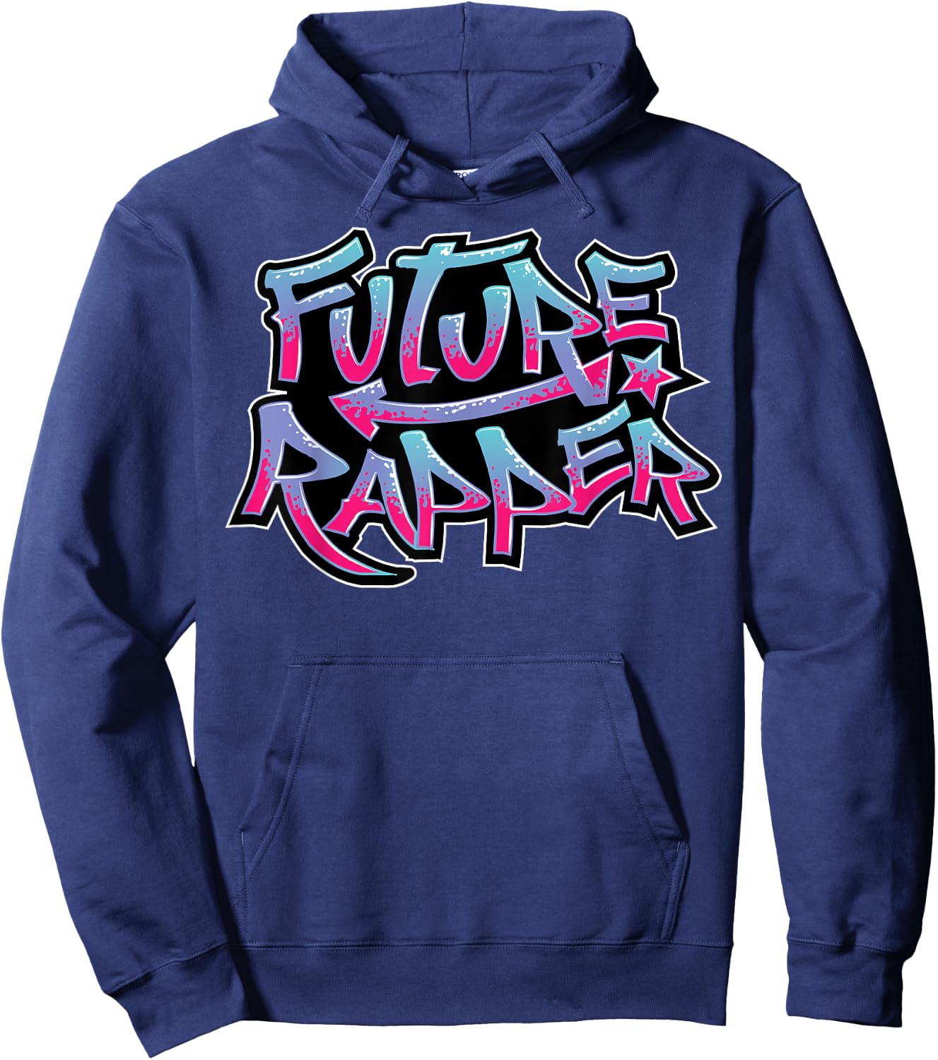 Cool Future Rapper Gift Rap Lover Artist Kids Graduation Hoodie - Hoodie | Navy