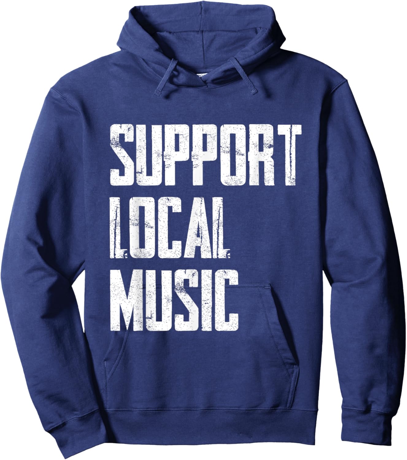 Support Local Music Hoodie - Hoodie | Navy