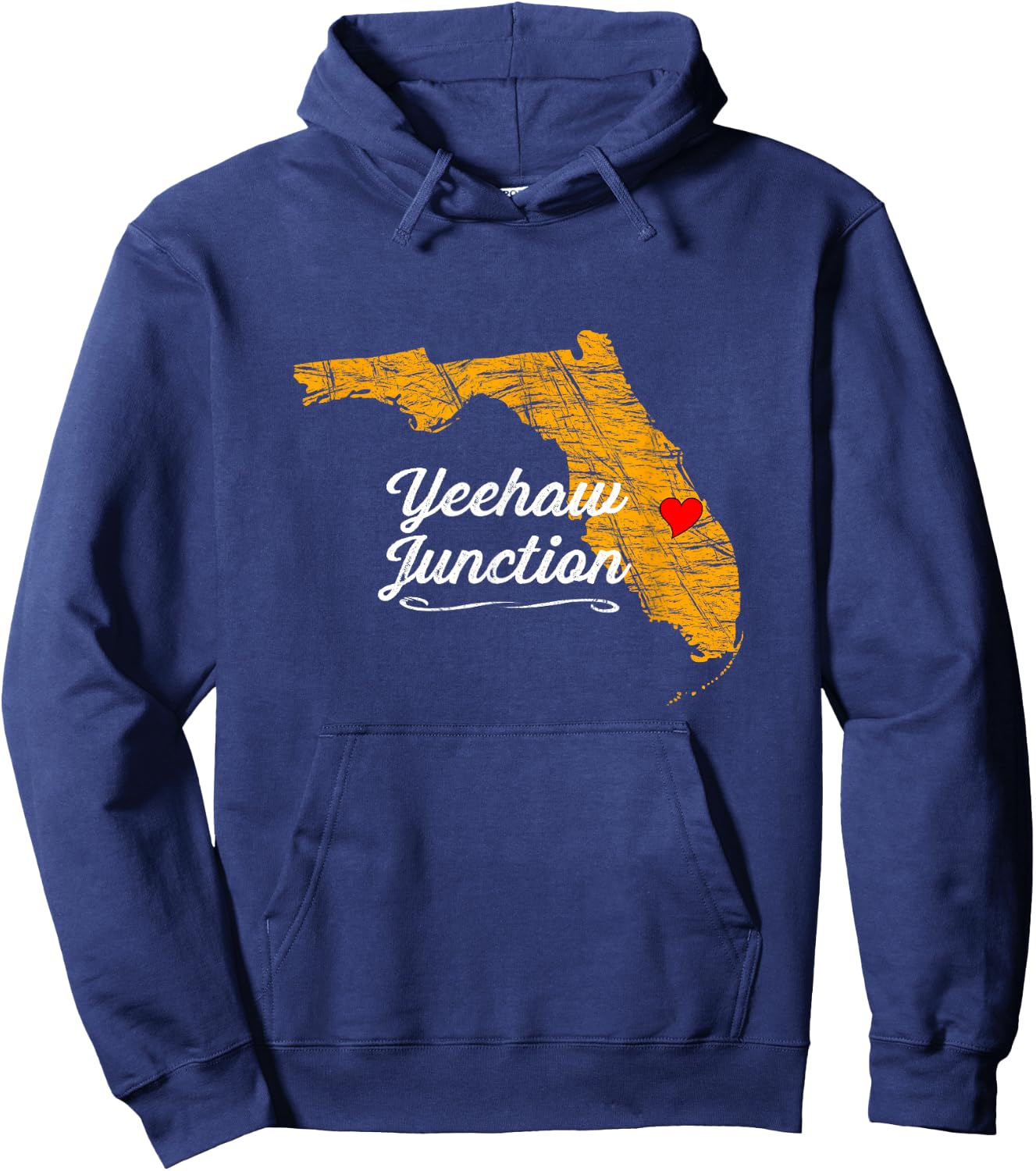 City of Yeehaw Junction | FLORIDA - FL Merch Souvenir Hoodie - Hoodie | Navy