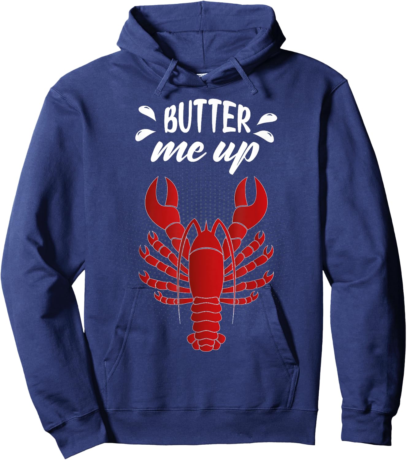 Lobster Shirt Gift Funny Retro Vintage Style Men & Women Hoodie - Hoodie | Navy