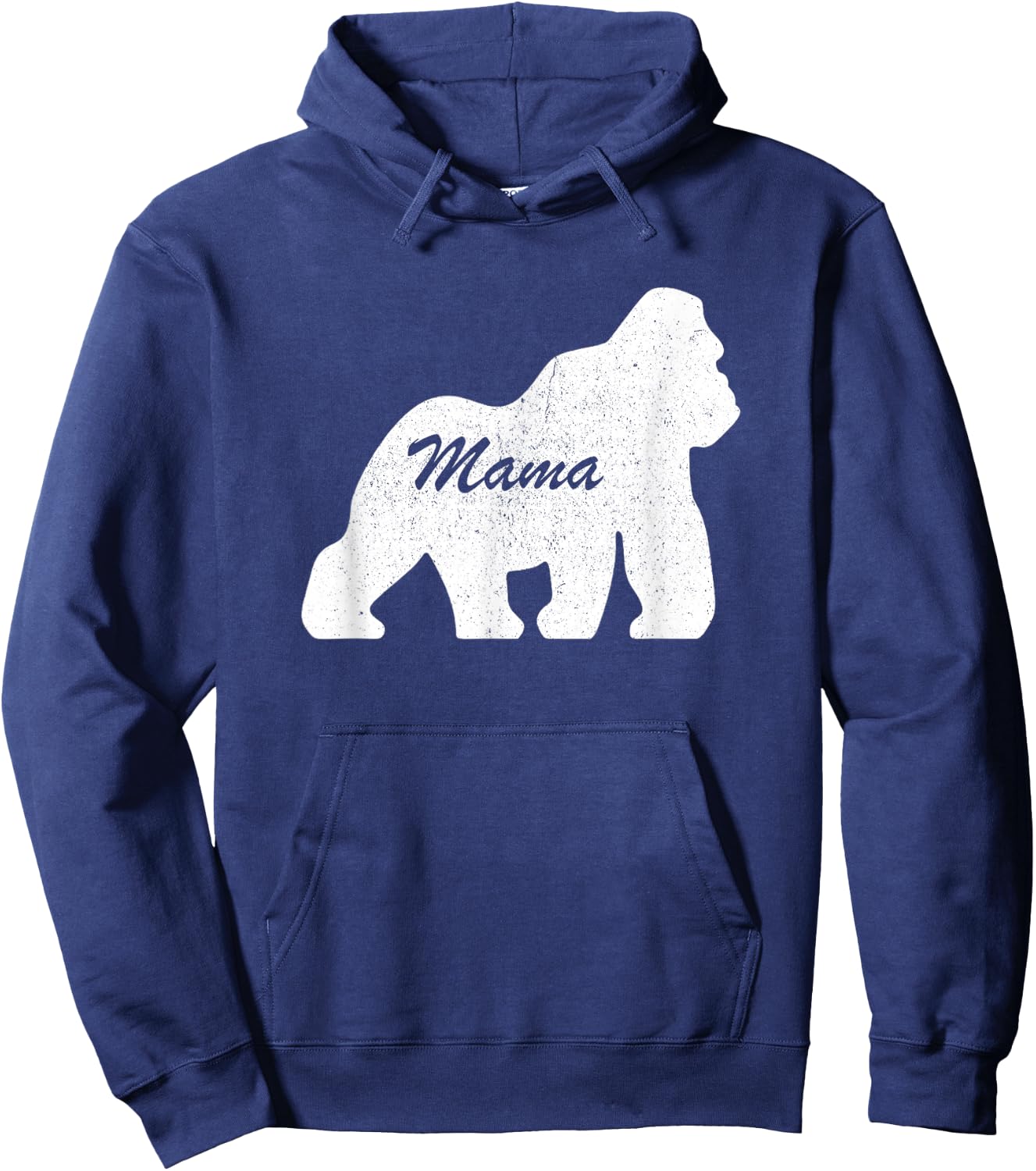 Mama Gorilla Mom Mother Day Shirt Mom Gorilla T Shirt Women Hoodie - Hoodie | Navy