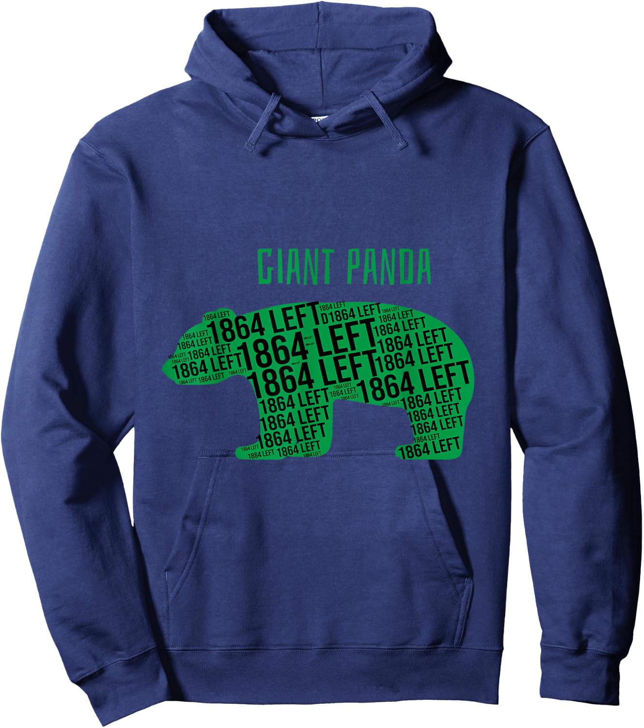 Endangered Species Animal - Giant Panda Hoodie - Hoodie | Navy