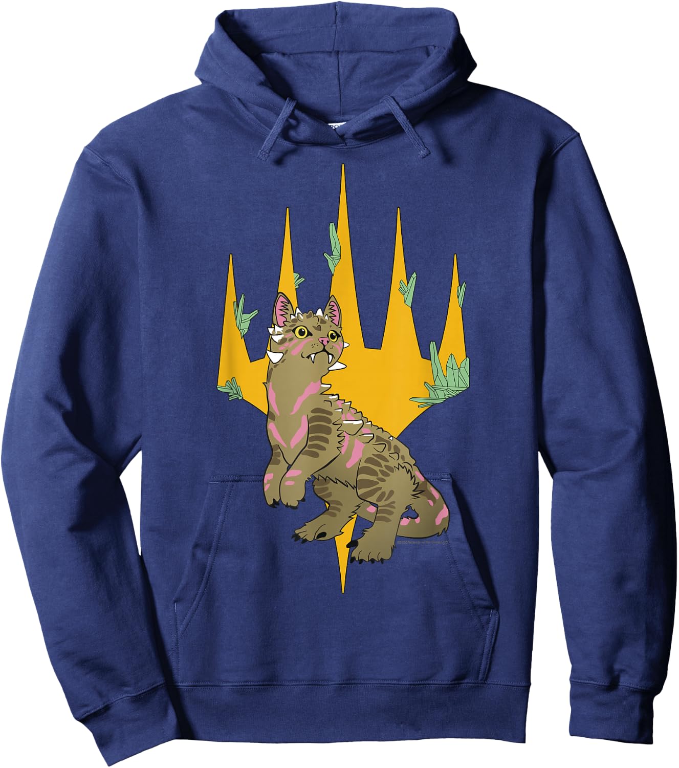 Magic: The Gathering Dinosaur Cat Logo Hoodie - Hoodie | Navy