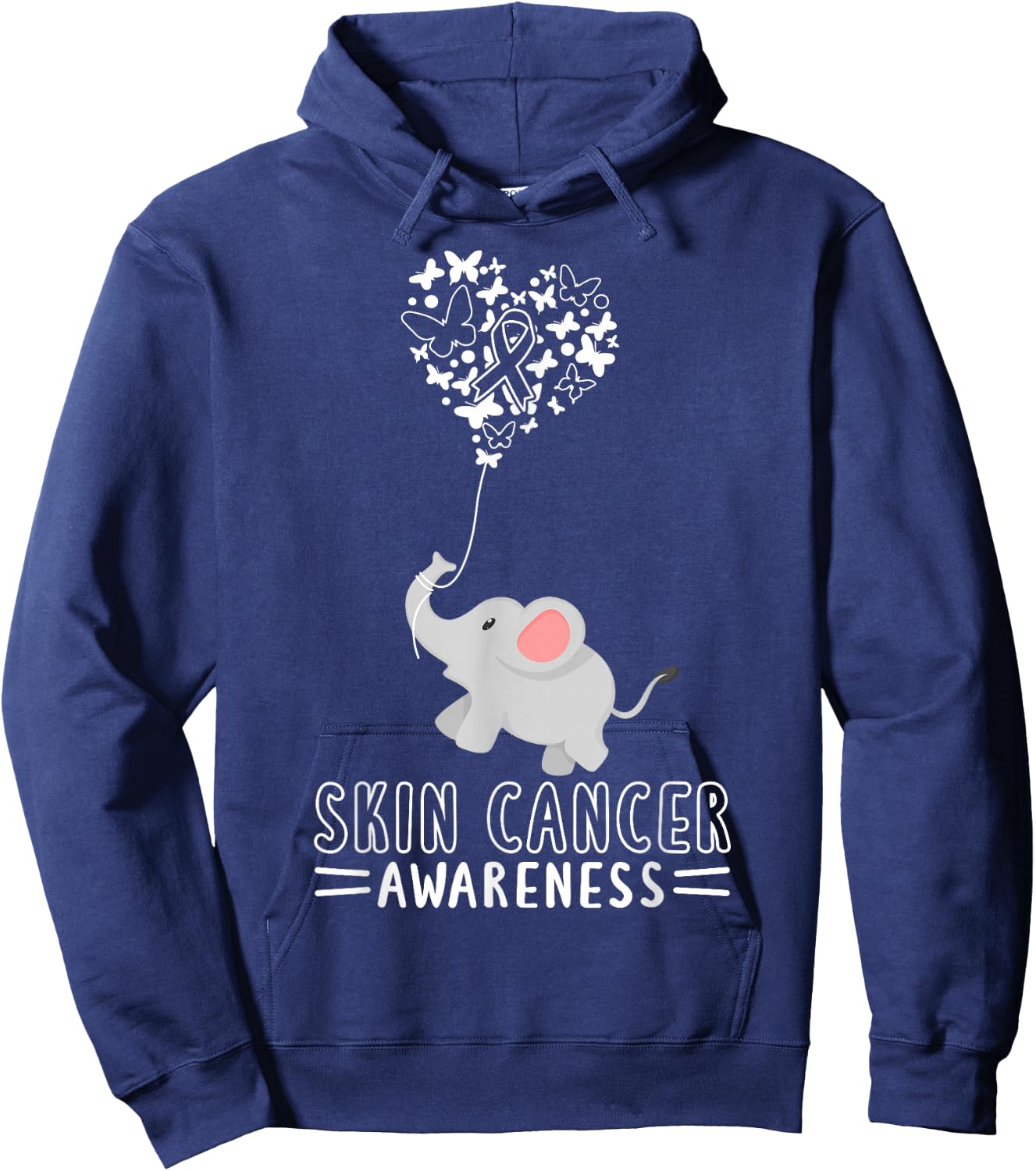 Skin Cancer Skin Cancer Awareness Melanoma Hoodie - Hoodie | Navy