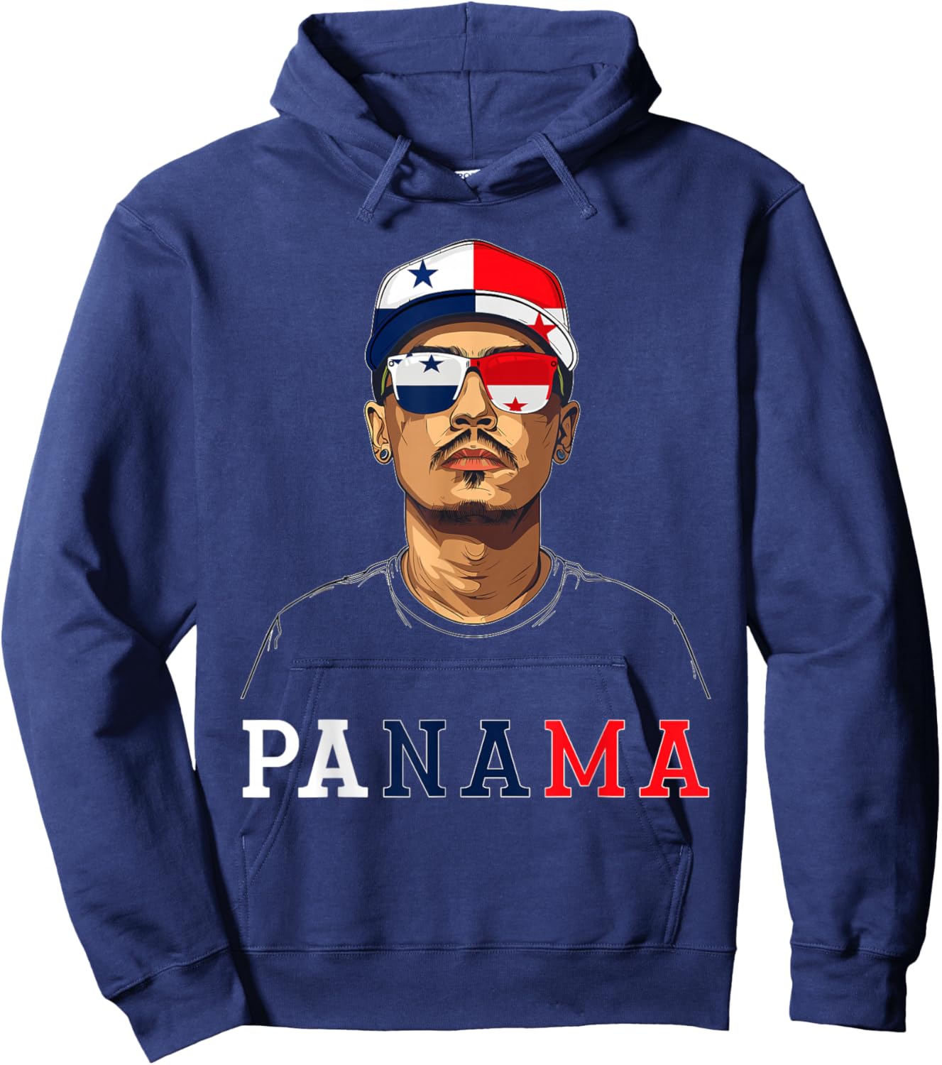 Panama Flag Outfit Souvenirs Country Panamanian Hoodie - Hoodie | Navy