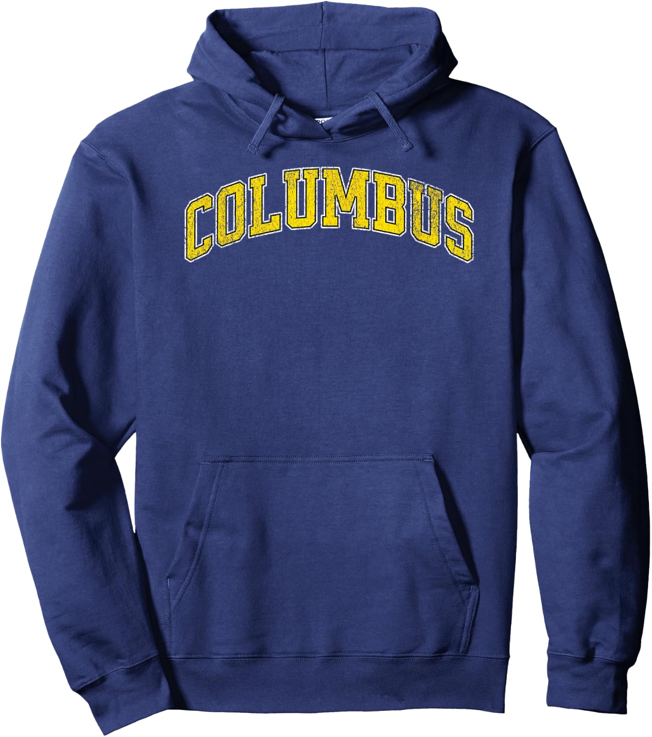 Columbus soccer vintage city Hoodie - Hoodie | Navy