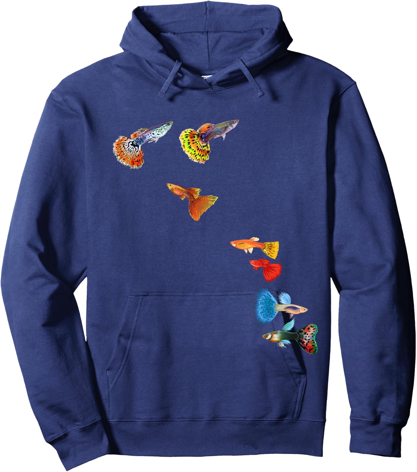 Guppy Fish Lover Forever Hoodie - Hoodie | Navy