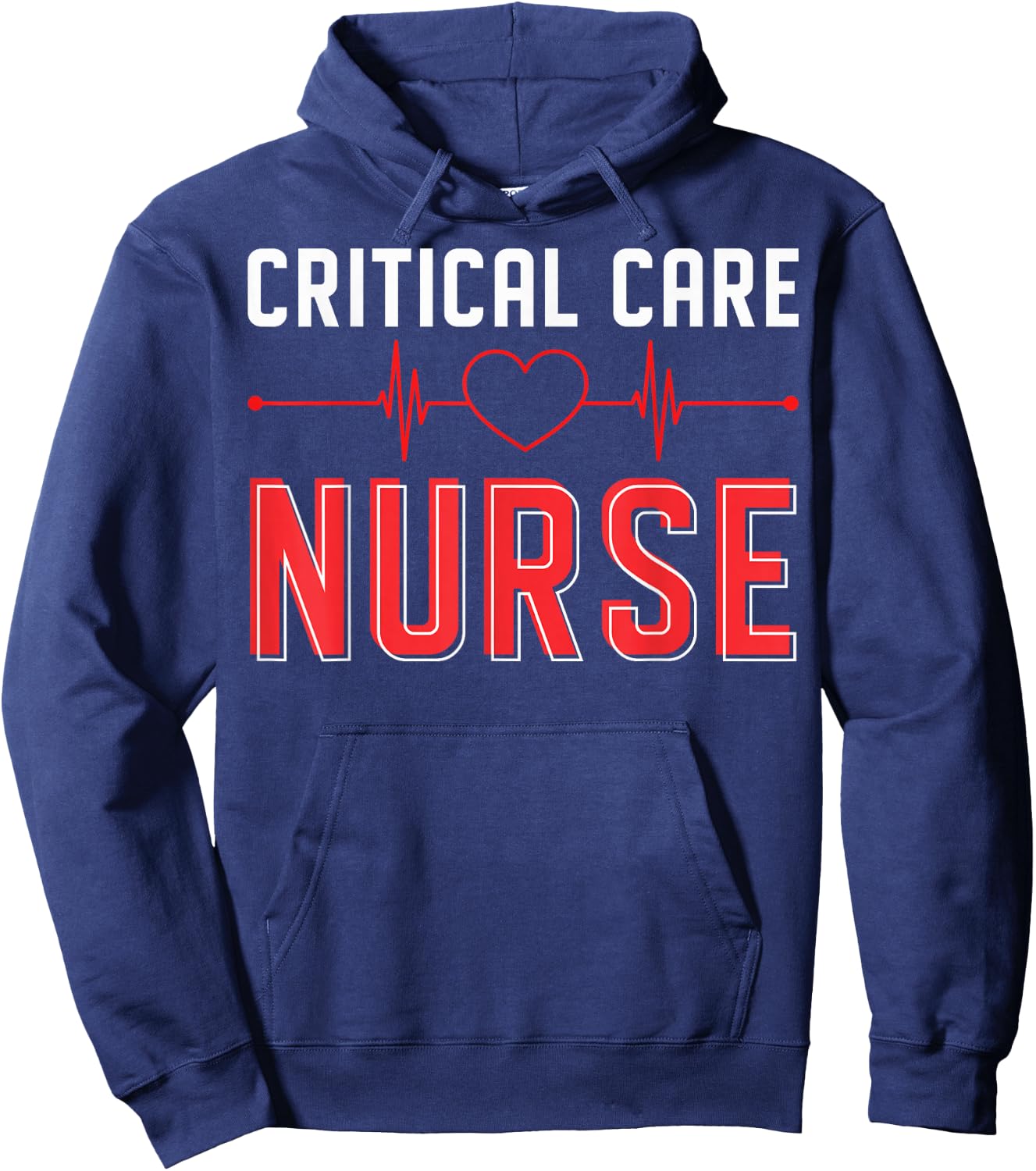 Critical Care RN ICU RN Critical Care Nurse Critical Care Hoodie - Hoodie | Navy