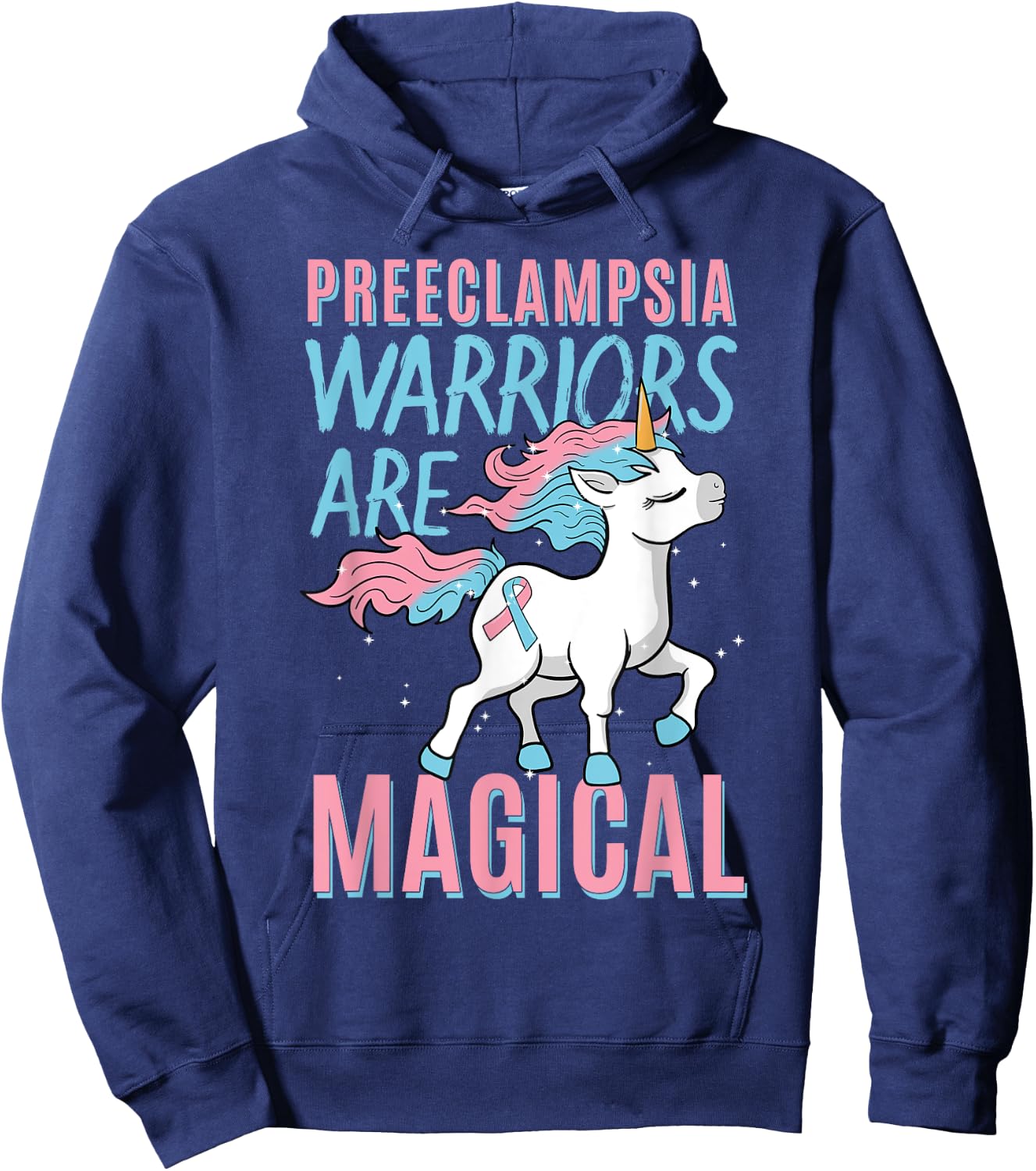 Preeclampsia Pregnancy Hypertension Pre-eclampsia Toxaemia Hoodie - Hoodie | Navy