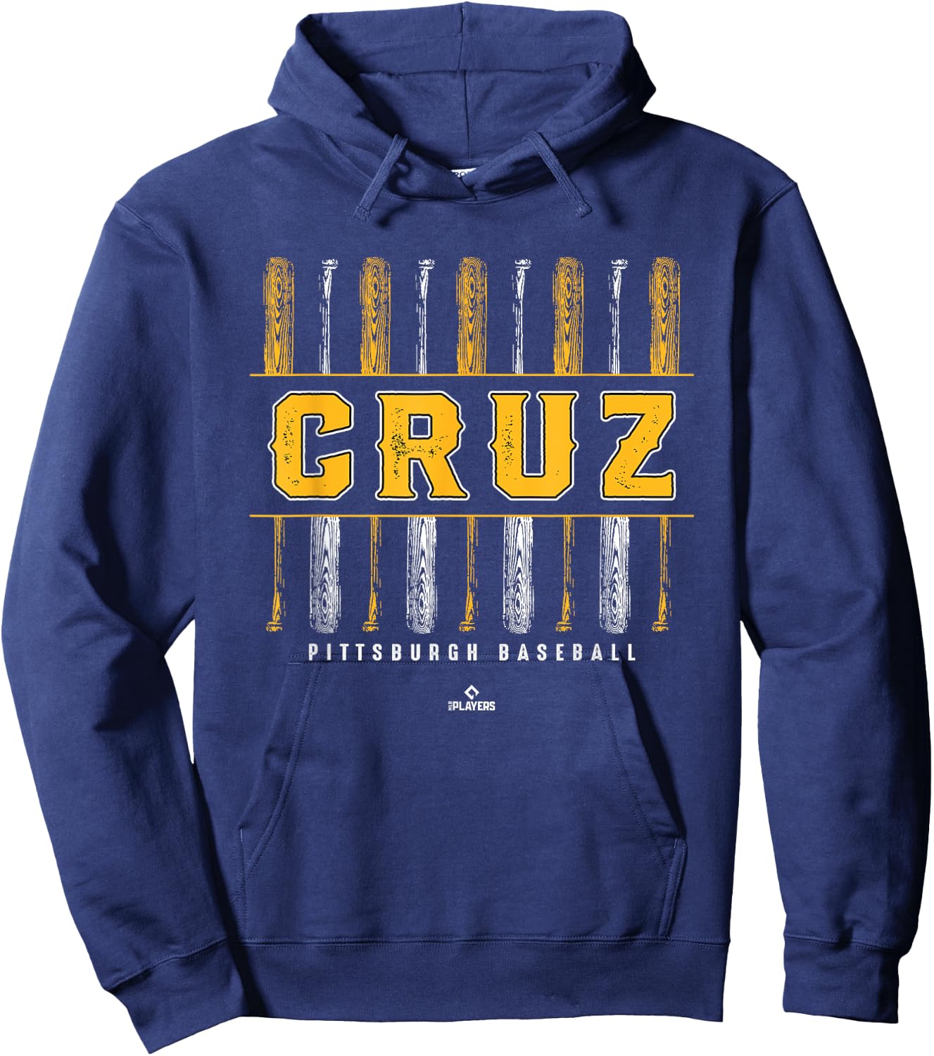 Vintage Baseball Bat Gameday Oneil Cruz Pittsburgh MLBPA Hoodie - Hoodie | Navy